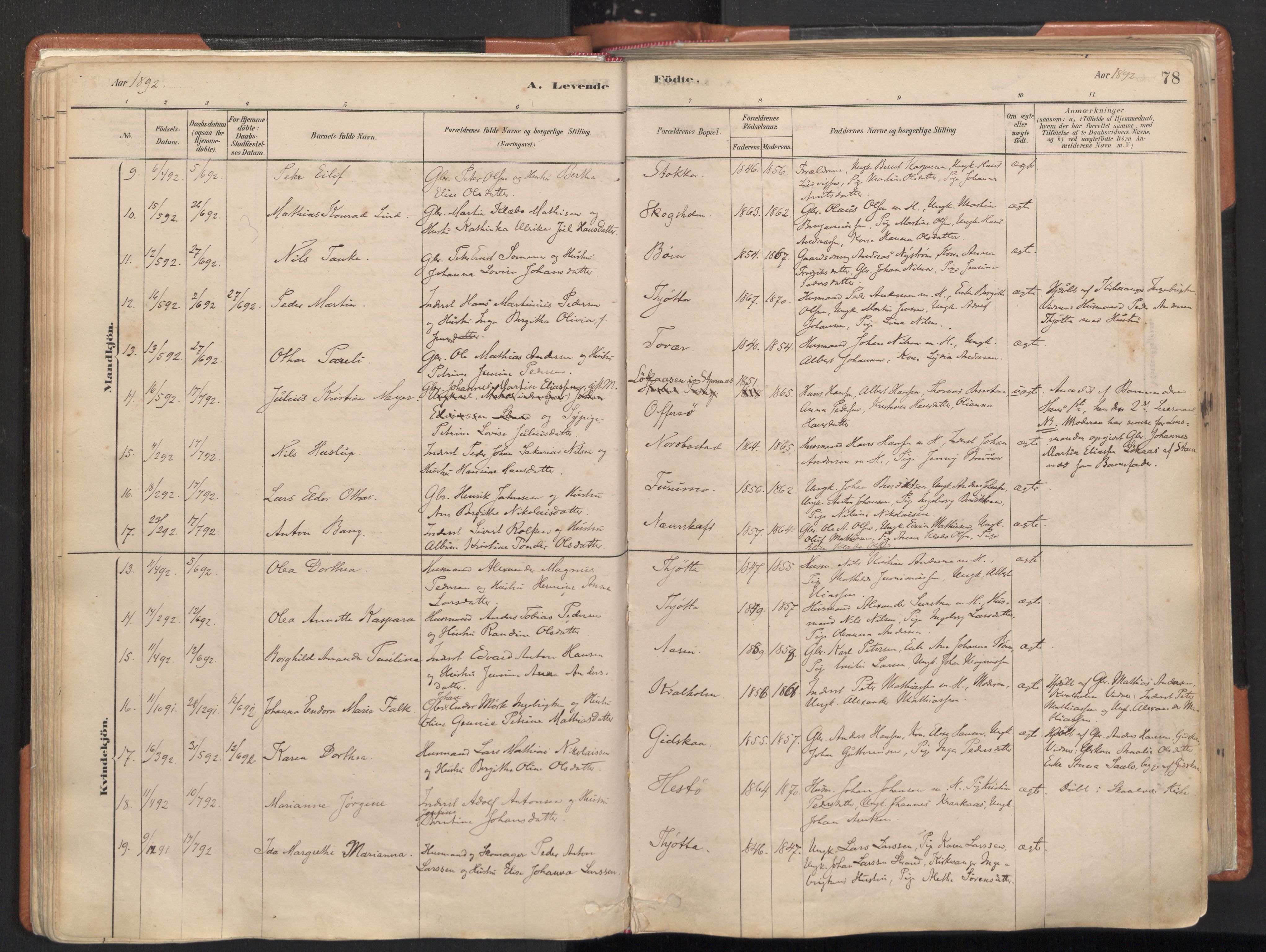 Ministerialprotokoller, klokkerbøker og fødselsregistre - Nordland, SAT/A-1459/817/L0264: Parish register (official) no. 817A04, 1878-1907, p. 78