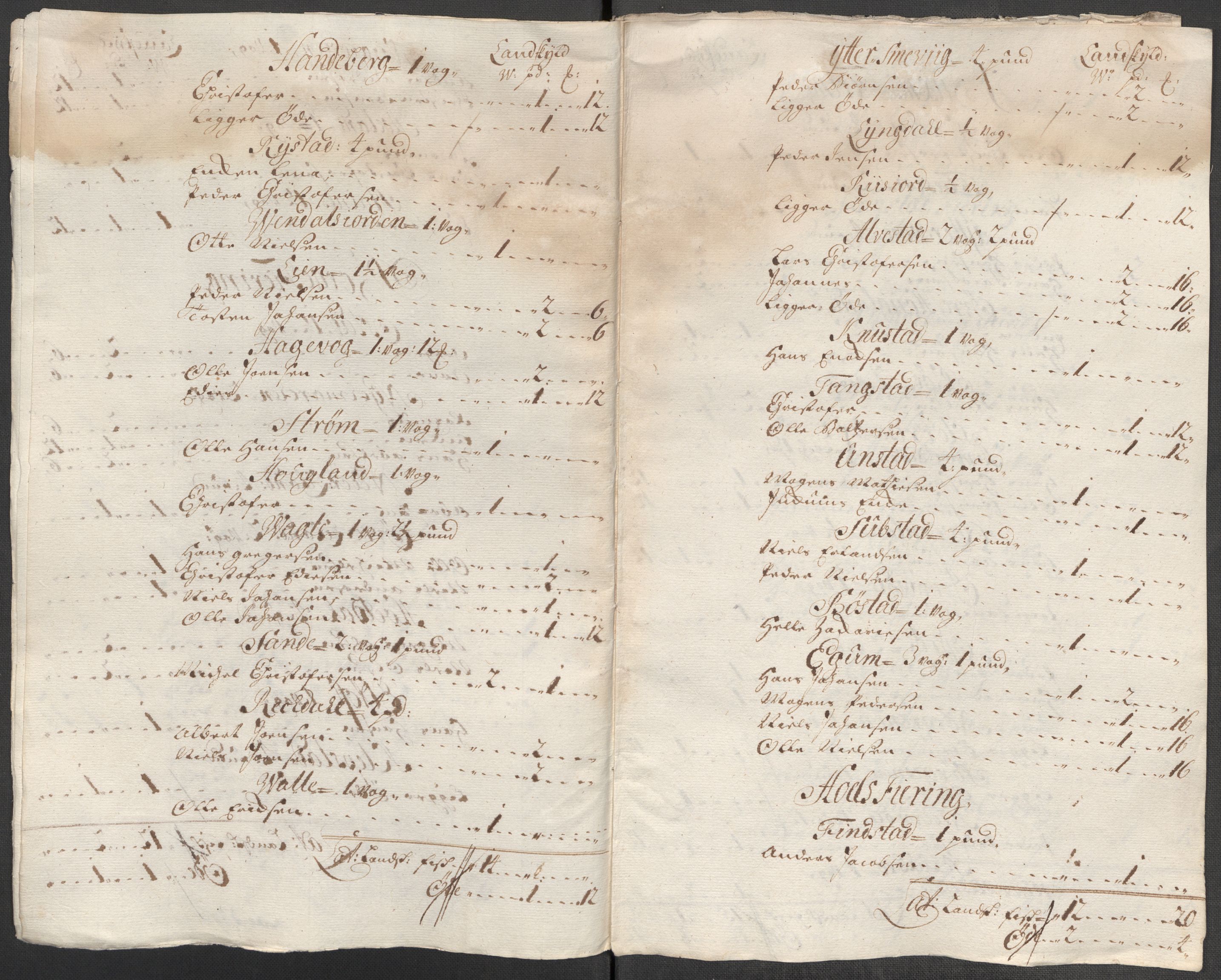 Rentekammeret inntil 1814, Reviderte regnskaper, Fogderegnskap, RA/EA-4092/R67/L4681: Fogderegnskap Vesterålen, Andenes og Lofoten, 1715, p. 140