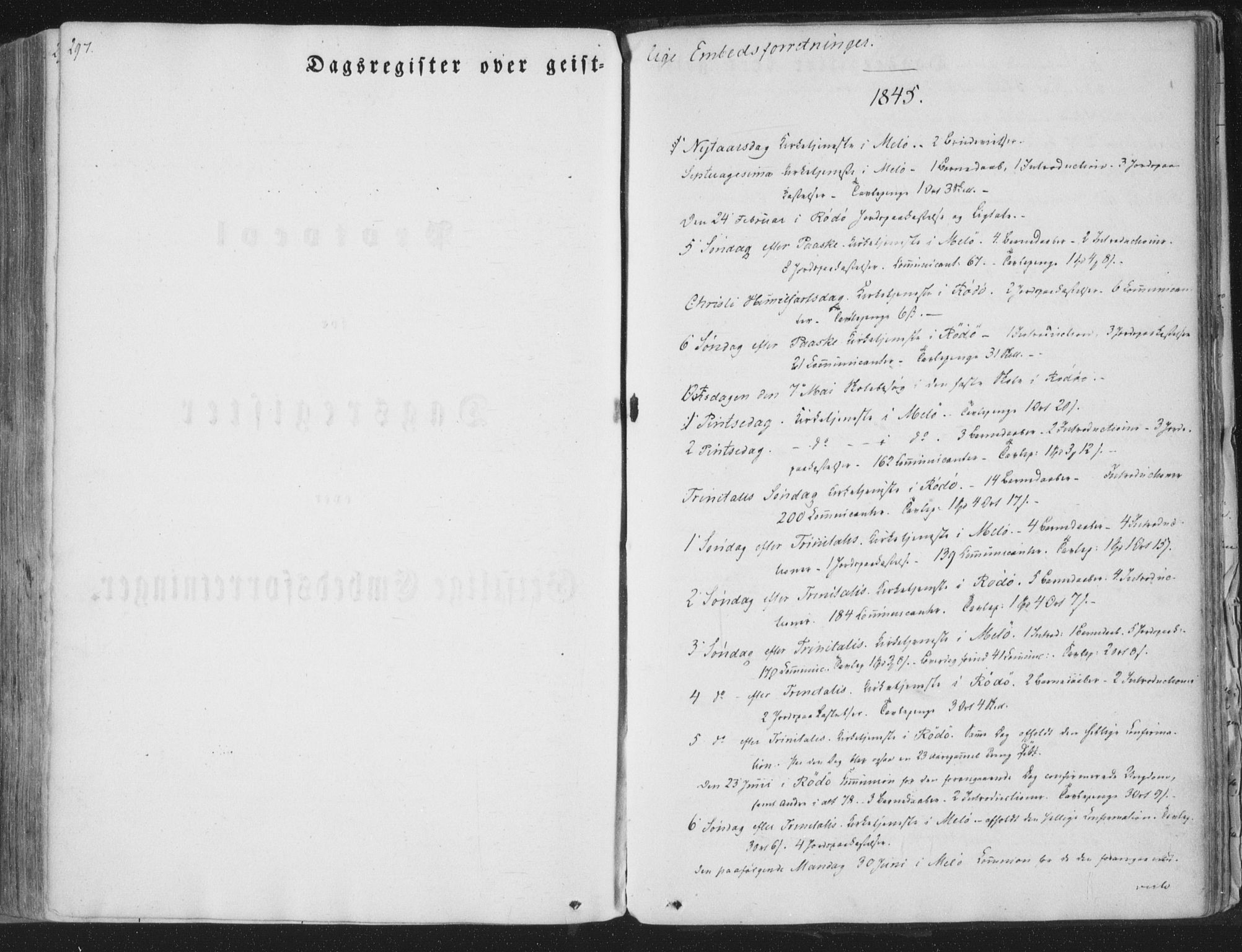 Ministerialprotokoller, klokkerbøker og fødselsregistre - Nordland, SAT/A-1459/841/L0604: Parish register (official) no. 841A09 /1, 1845-1862, p. 297
