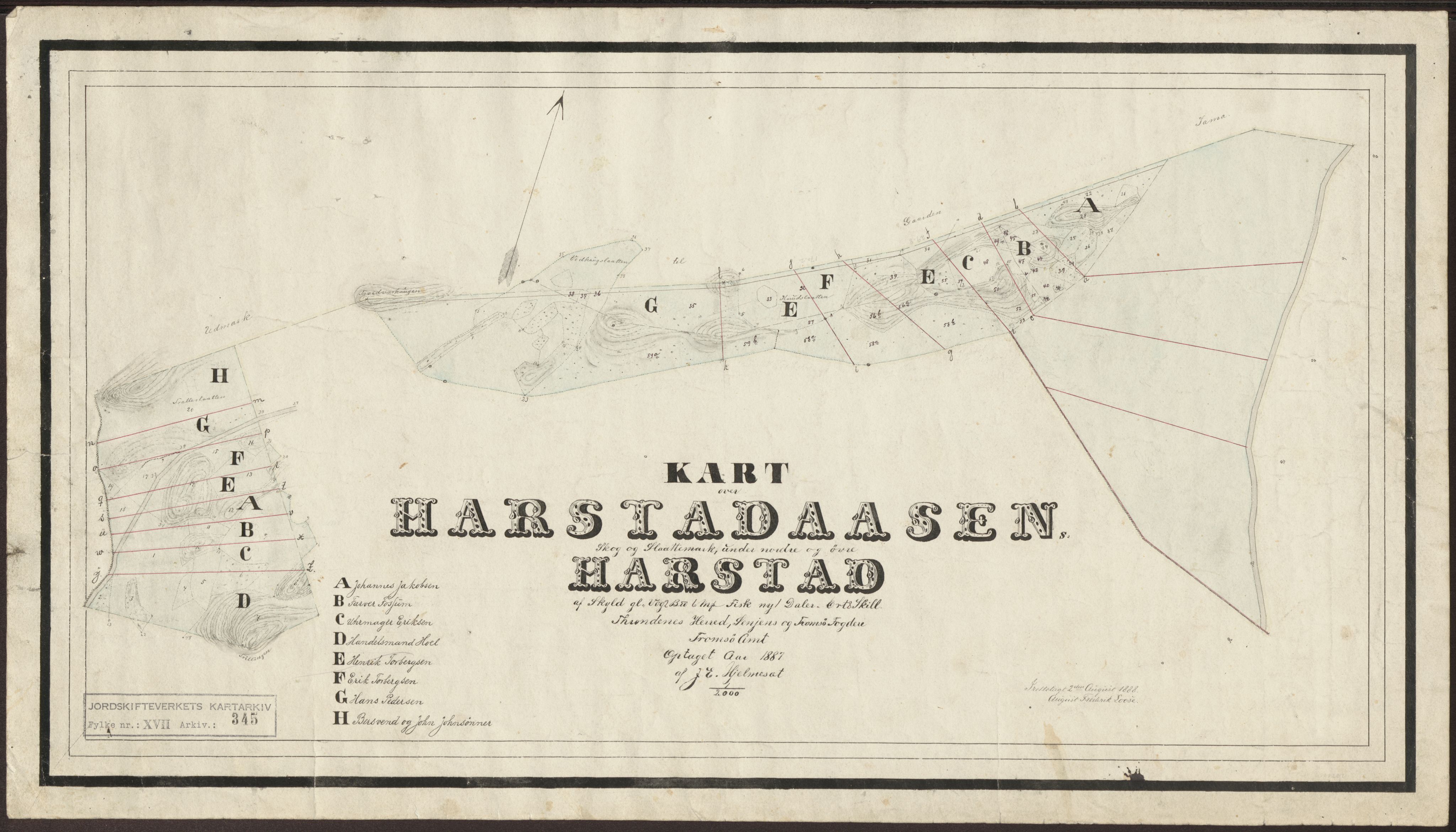 Jordskifteverkets kartarkiv, RA/S-3929/T, 1859-1988, p. 405
