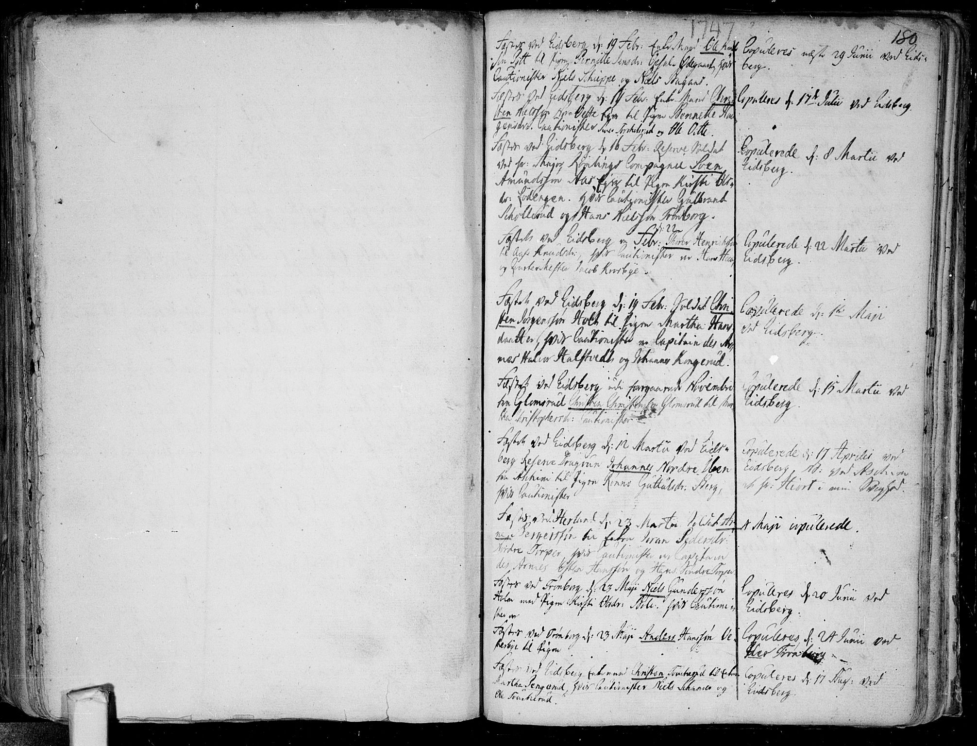 Eidsberg prestekontor Kirkebøker, AV/SAO-A-10905/F/Fa/L0003: Parish register (official) no.  I 3, 1742-1758, p. 179-180