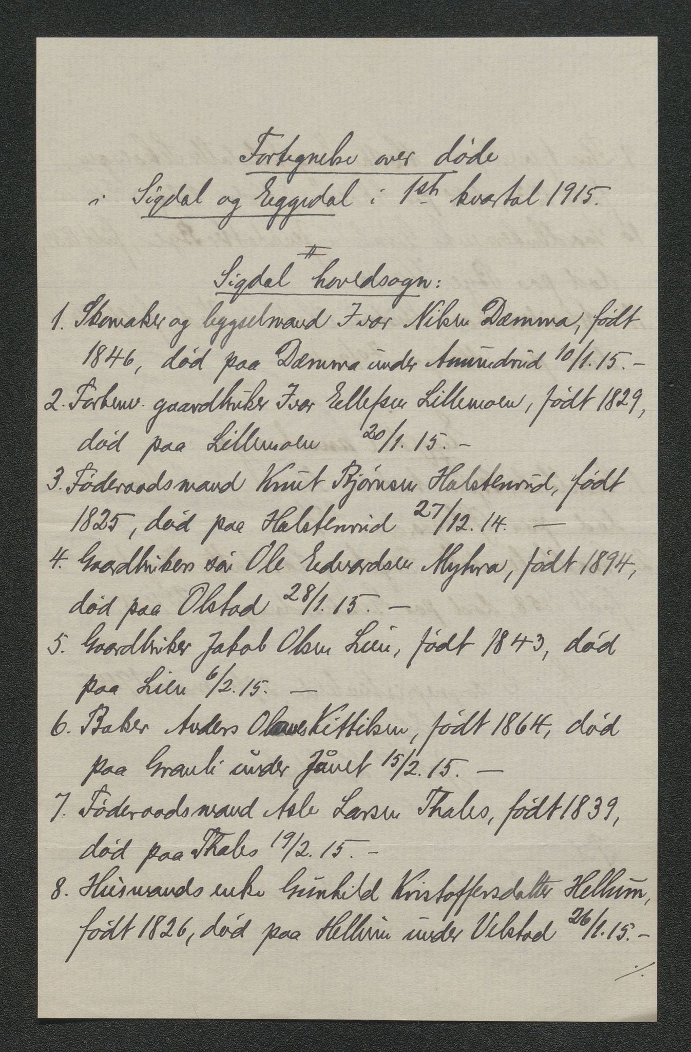 Eiker, Modum og Sigdal sorenskriveri, AV/SAKO-A-123/H/Ha/Hab/L0037: Dødsfallsmeldinger, 1914-1915, p. 713