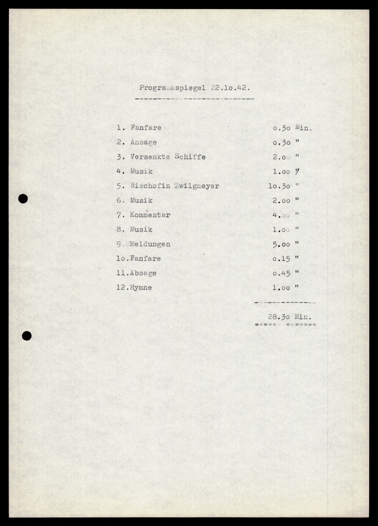 Forsvarets Overkommando. 2 kontor. Arkiv 11.4. Spredte tyske arkivsaker, AV/RA-RAFA-7031/D/Dar/Darb/L0009: Reichskommissariat - Hauptabteilung Volksaufklärung und Propaganda, 1940-1942, p. 1171