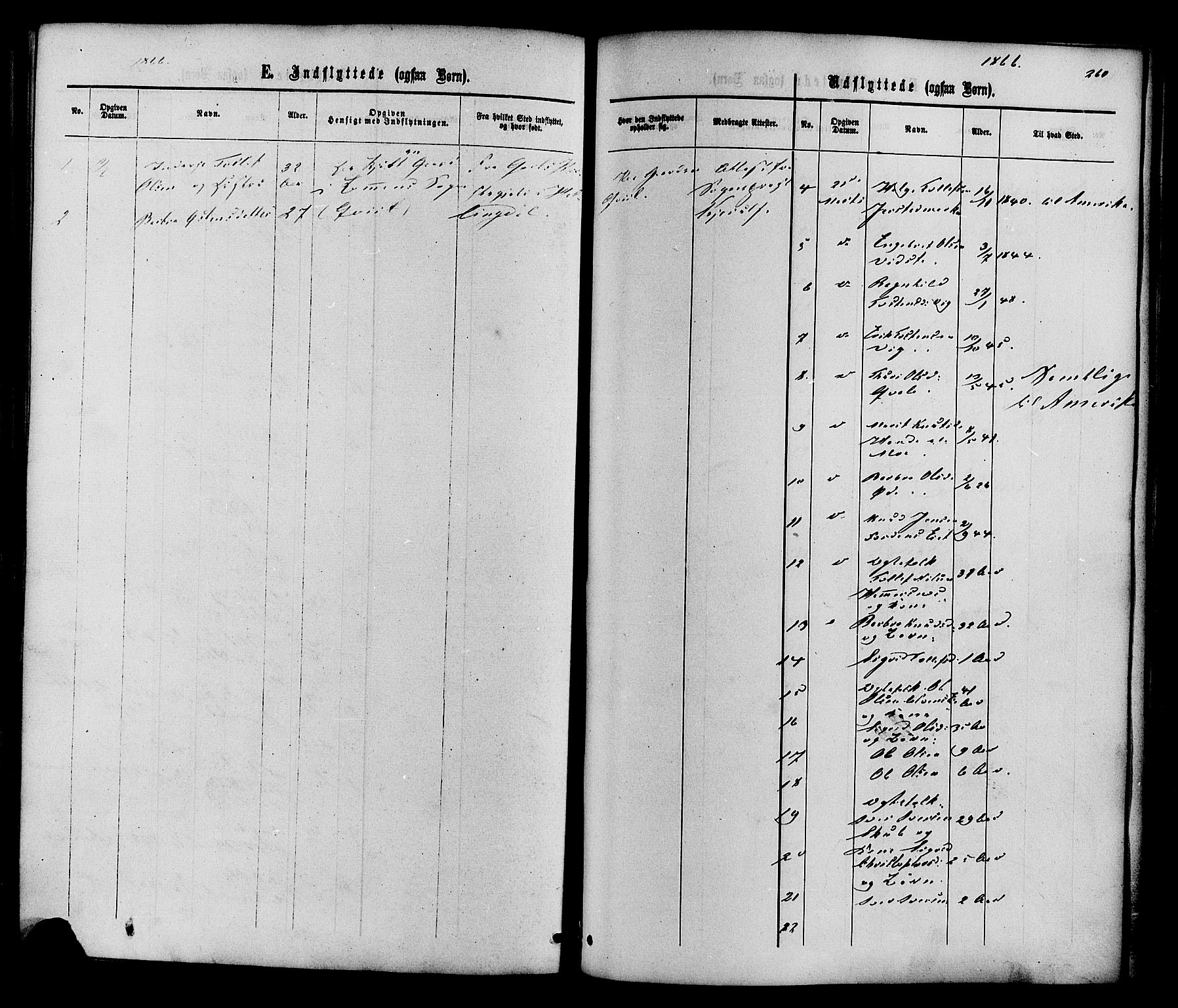 Vestre Slidre prestekontor, SAH/PREST-136/H/Ha/Haa/L0003: Parish register (official) no. 3, 1865-1880, p. 260