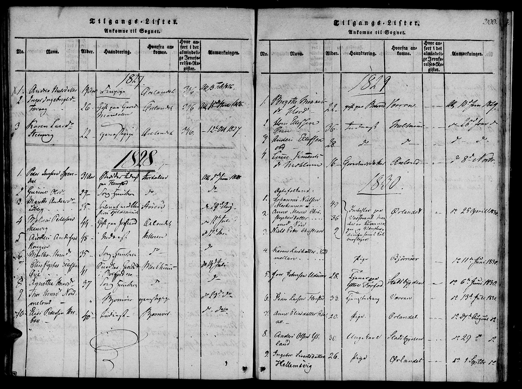Ministerialprotokoller, klokkerbøker og fødselsregistre - Sør-Trøndelag, SAT/A-1456/655/L0675: Parish register (official) no. 655A04, 1818-1830, p. 300