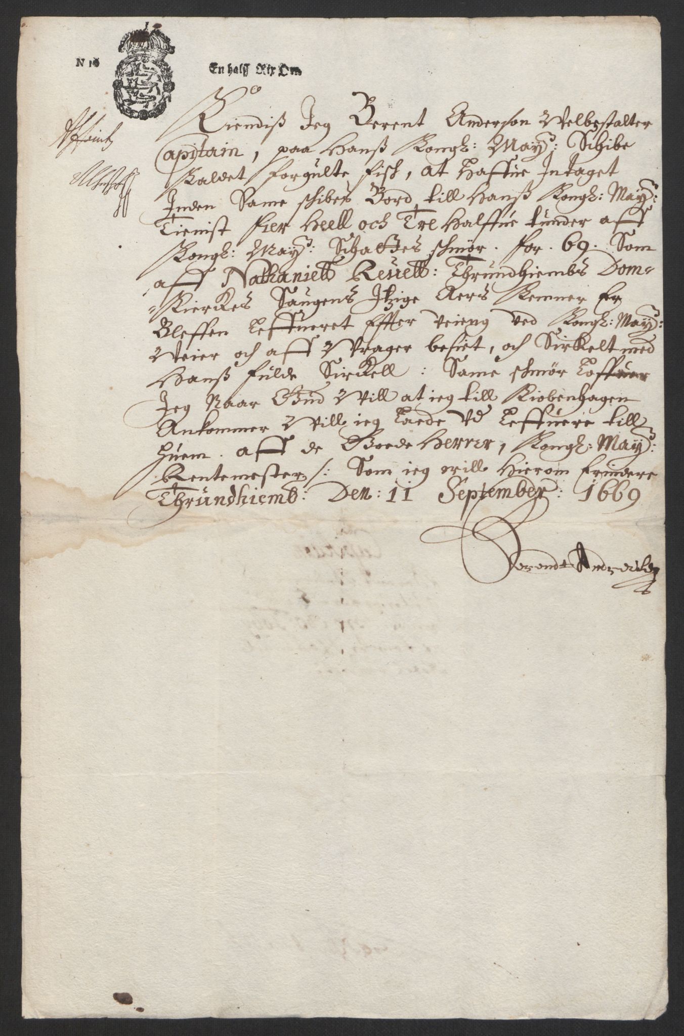 Rentekammeret inntil 1814, Reviderte regnskaper, Byregnskaper, AV/RA-EA-4066/R/Rs/L0504: [S1] Kontribusjonsregnskap, 1631-1684, p. 61