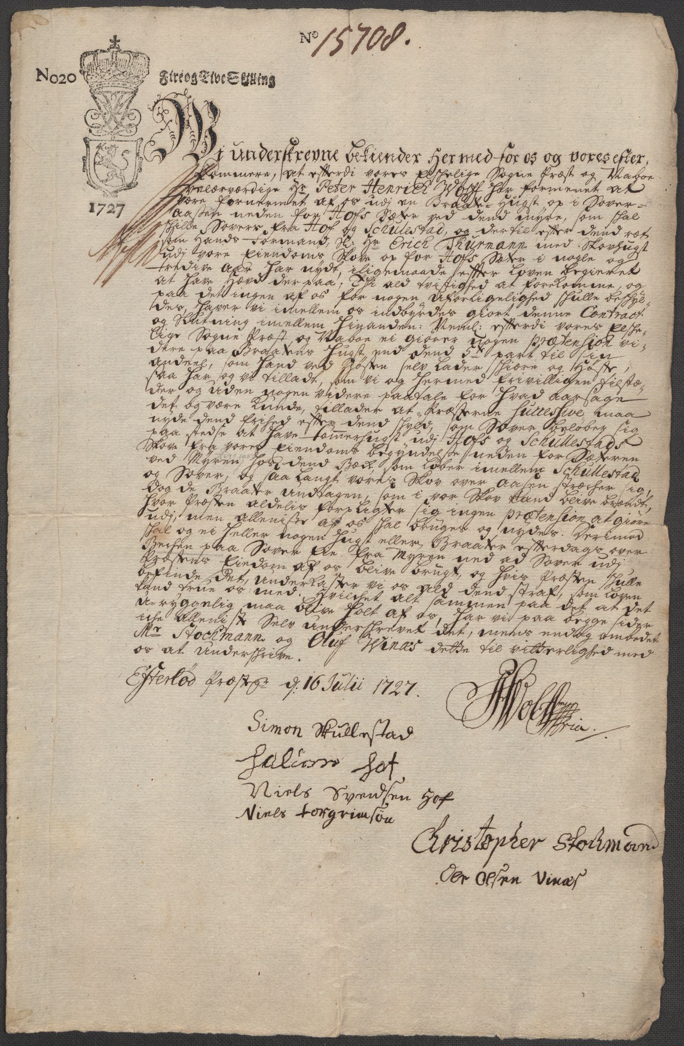 Riksarkivets diplomsamling, AV/RA-EA-5965/F15/L0020: Prestearkiv - Buskerud, 1584-1727, p. 102