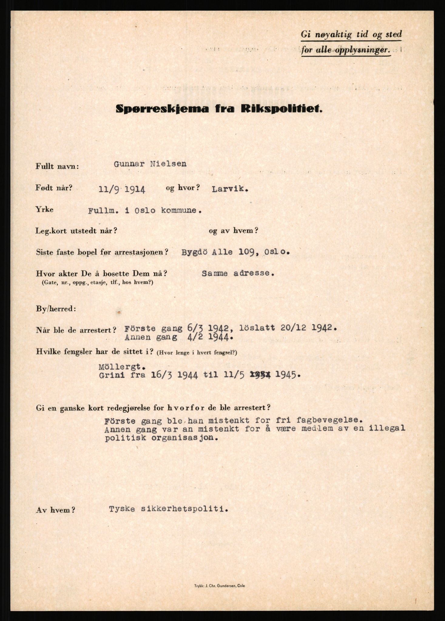 Rikspolitisjefen, AV/RA-S-1560/L/L0012: Mogensen, Øivind - Noraas, Lars, 1940-1945, p. 631