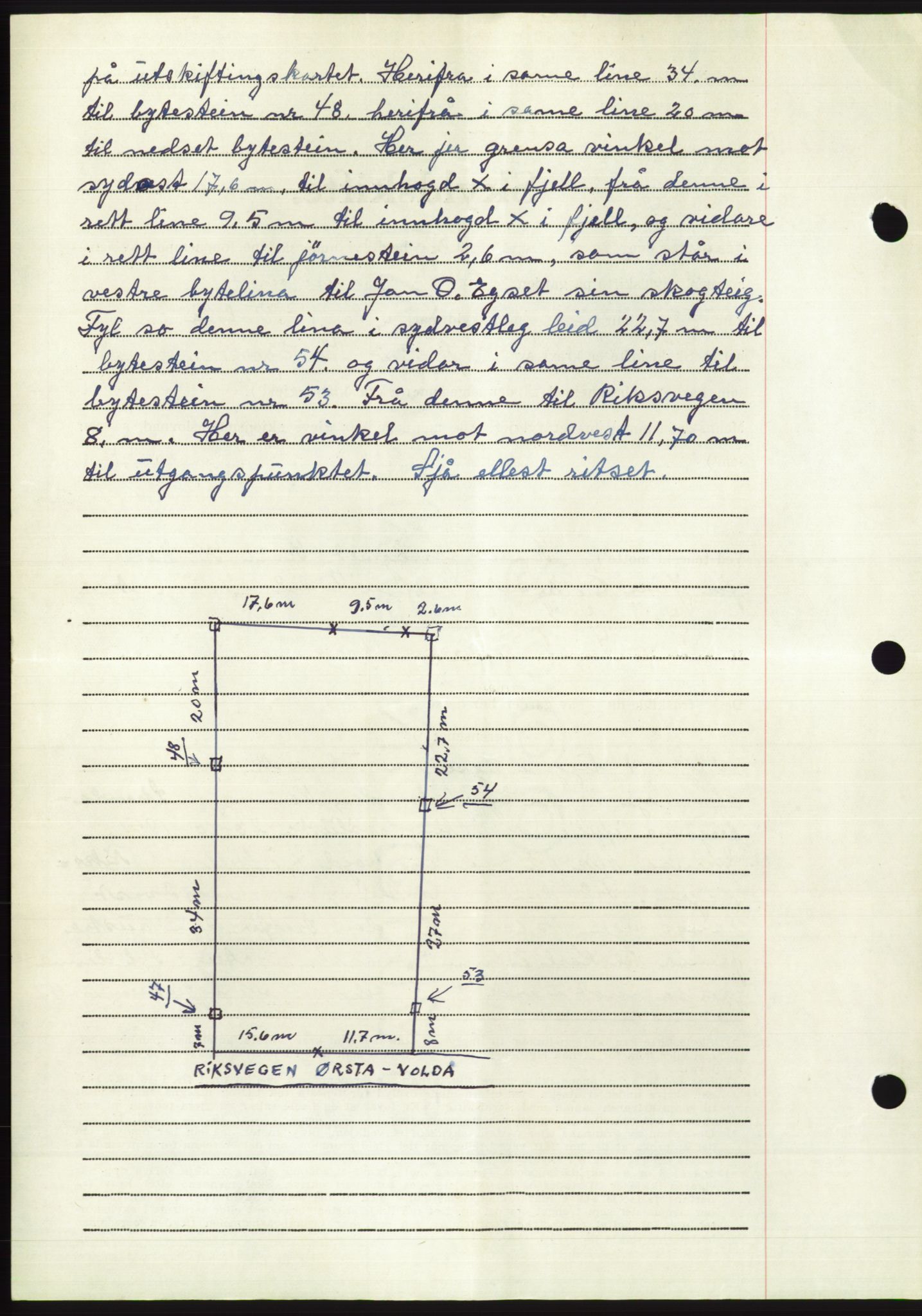 Søre Sunnmøre sorenskriveri, AV/SAT-A-4122/1/2/2C/L0092: Mortgage book no. 18A, 1952-1952, Diary no: : 1315/1952