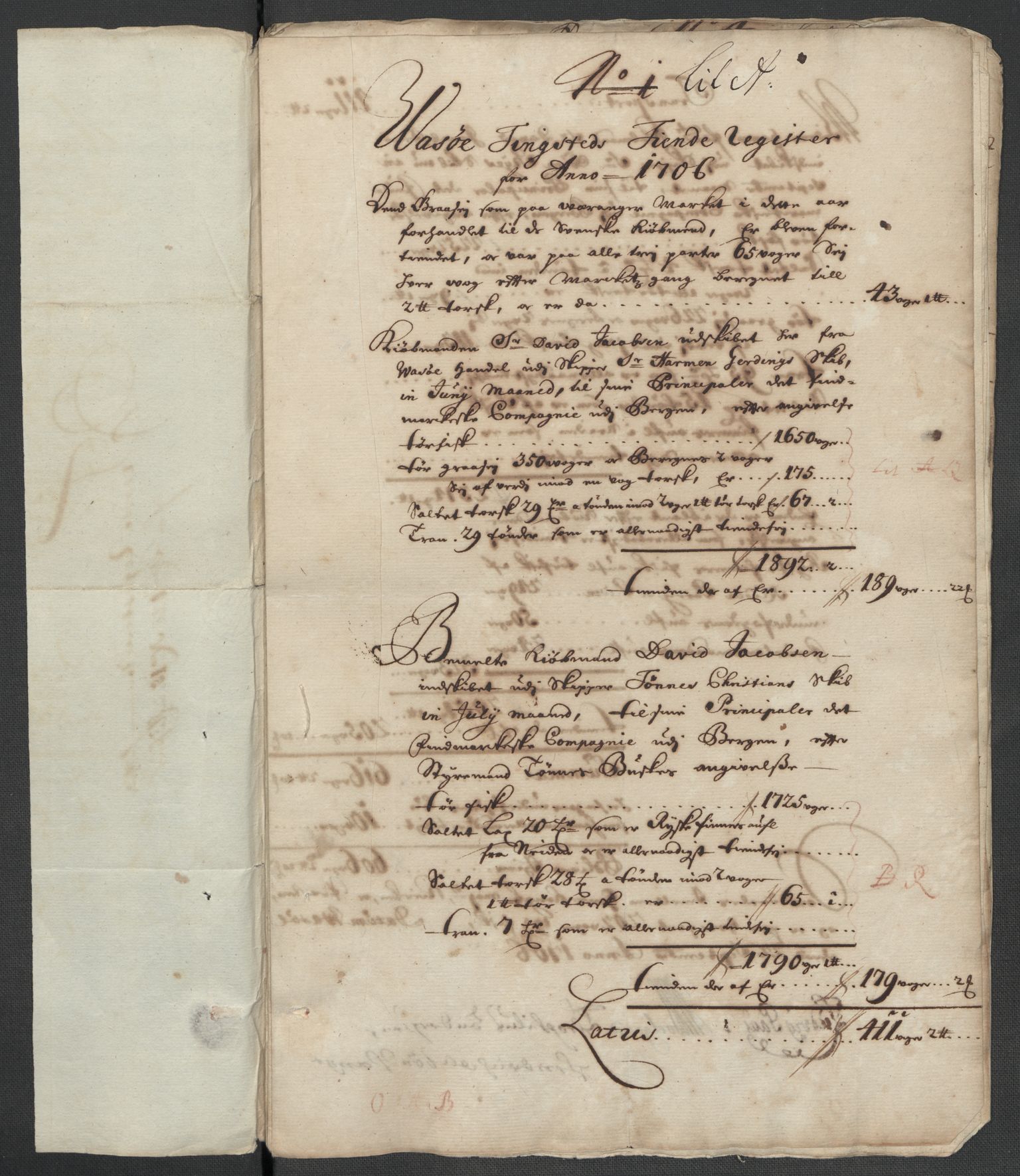 Rentekammeret inntil 1814, Reviderte regnskaper, Fogderegnskap, AV/RA-EA-4092/R69/L4853: Fogderegnskap Finnmark/Vardøhus, 1705-1706, p. 192