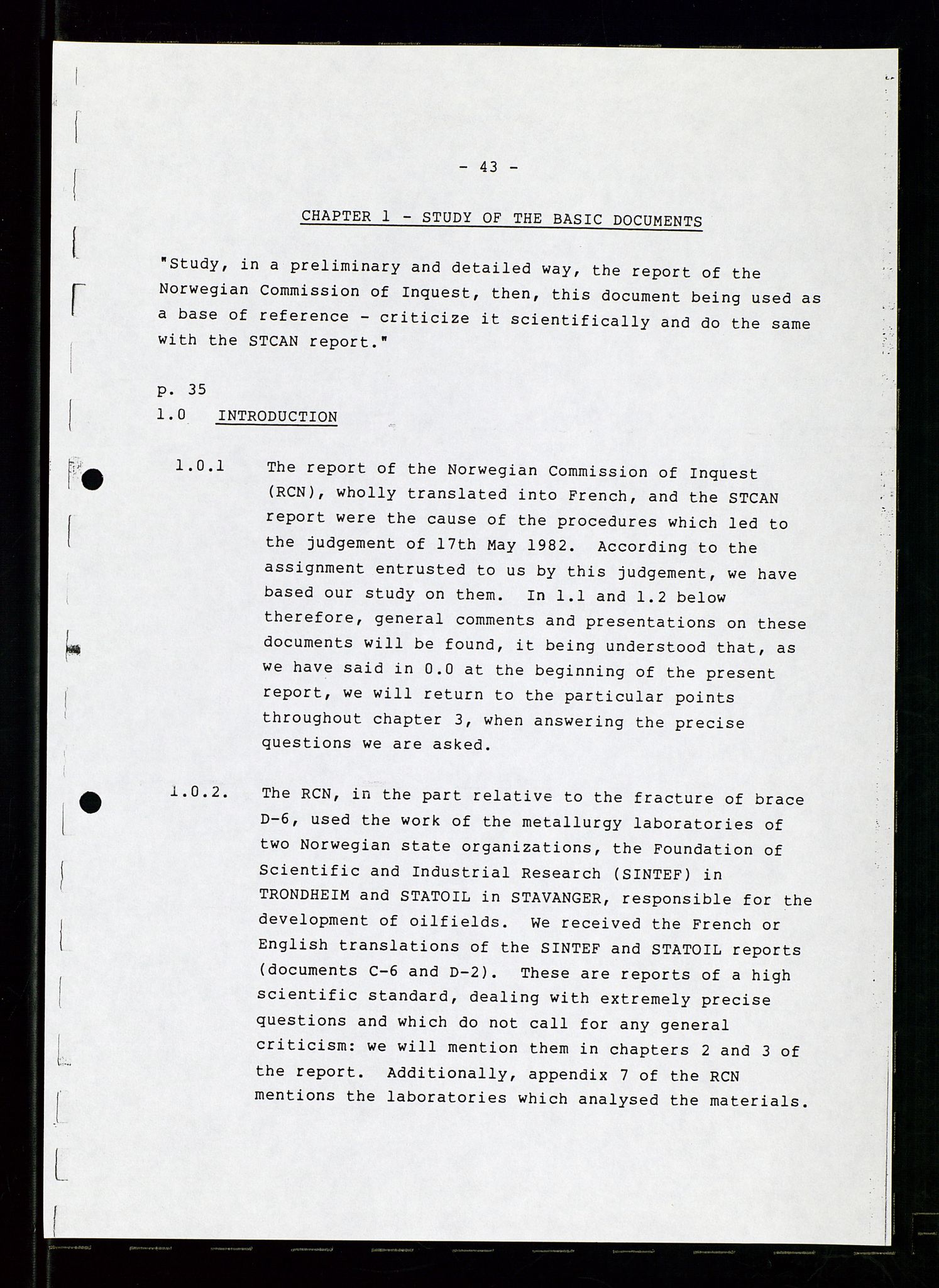 Pa 1503 - Stavanger Drilling AS, AV/SAST-A-101906/Da/L0007: Alexander L. Kielland - Rettssak i Paris, 1982-1988, p. 43