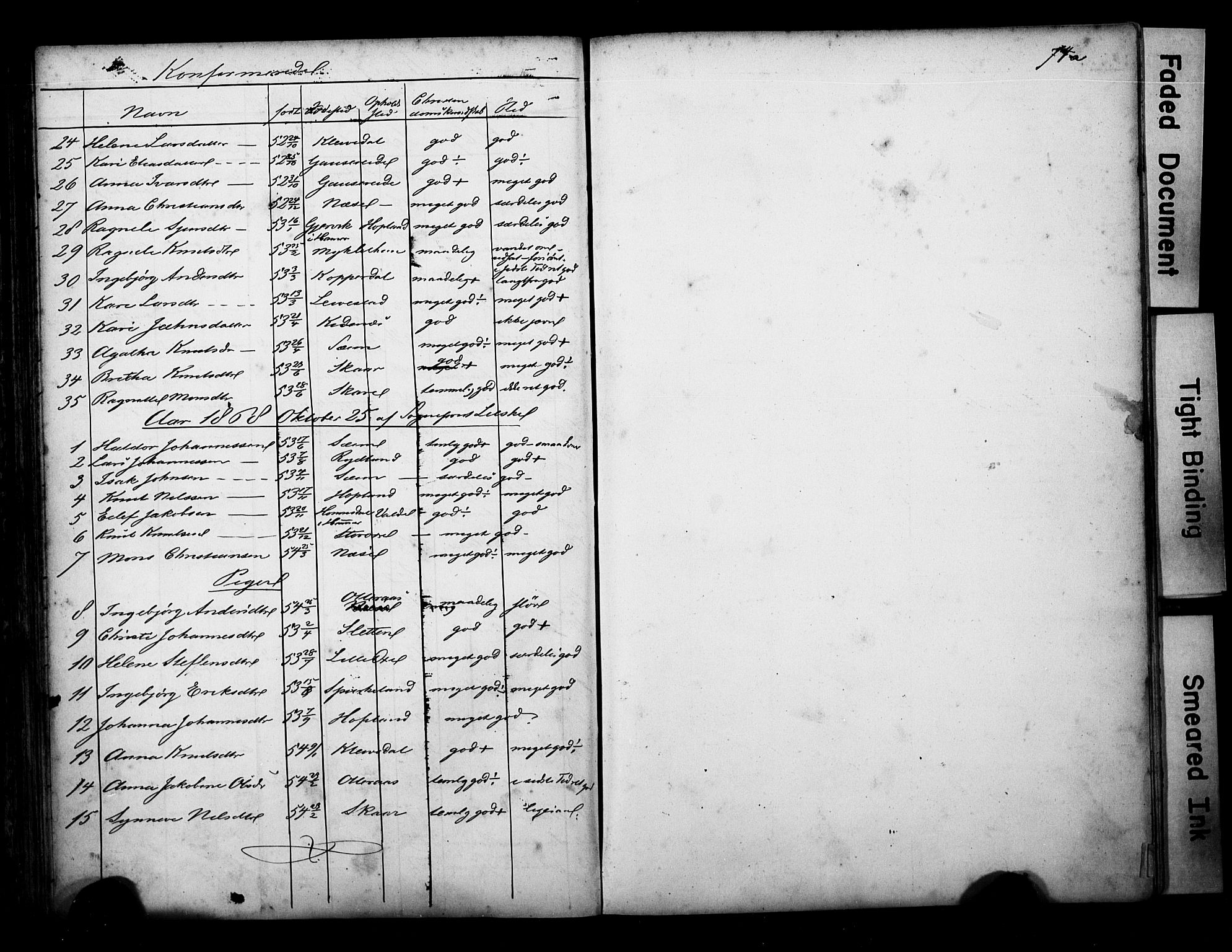 Alversund Sokneprestembete, AV/SAB-A-73901/H/Ha/Hab: Parish register (copy) no. D 1, 1800-1870, p. 74