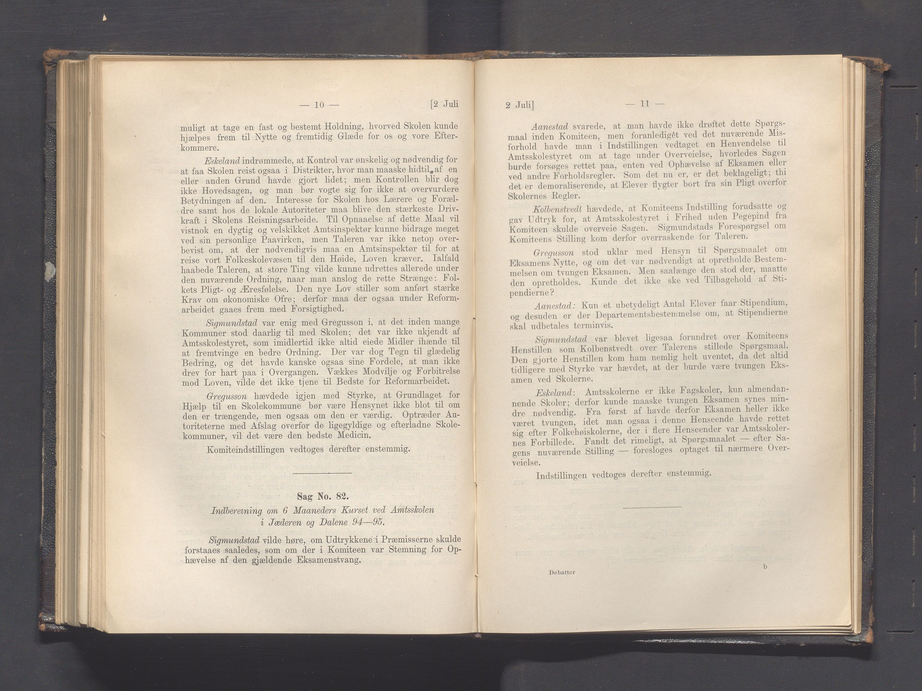 Rogaland fylkeskommune - Fylkesrådmannen , IKAR/A-900/A, 1895, p. 274