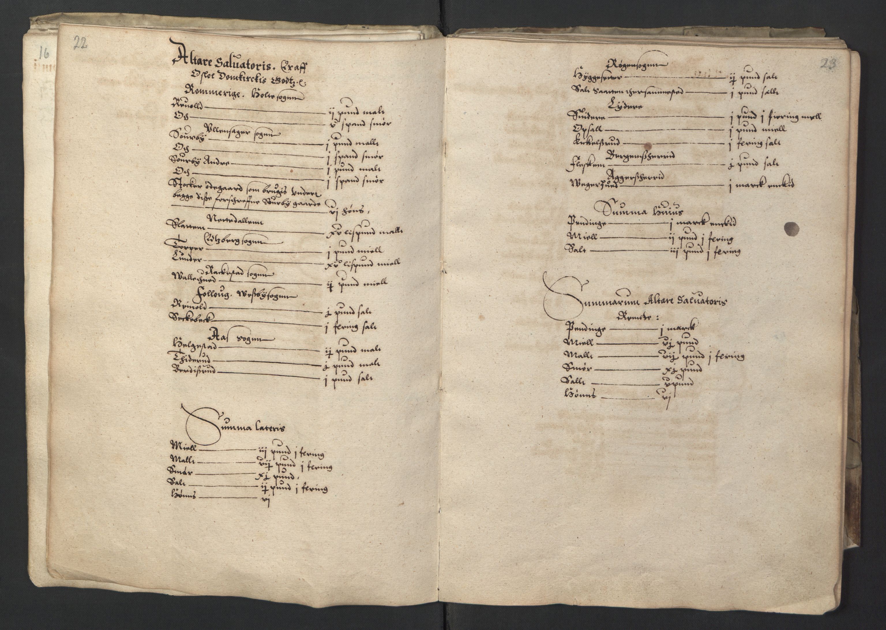 Stattholderembetet 1572-1771, AV/RA-EA-2870/Ek/L0001/0001: Jordebøker før 1624 og til utligning av garnisonsskatt 1624-1626: / Jordebok for Oslo kapitel, 1595, p. 16