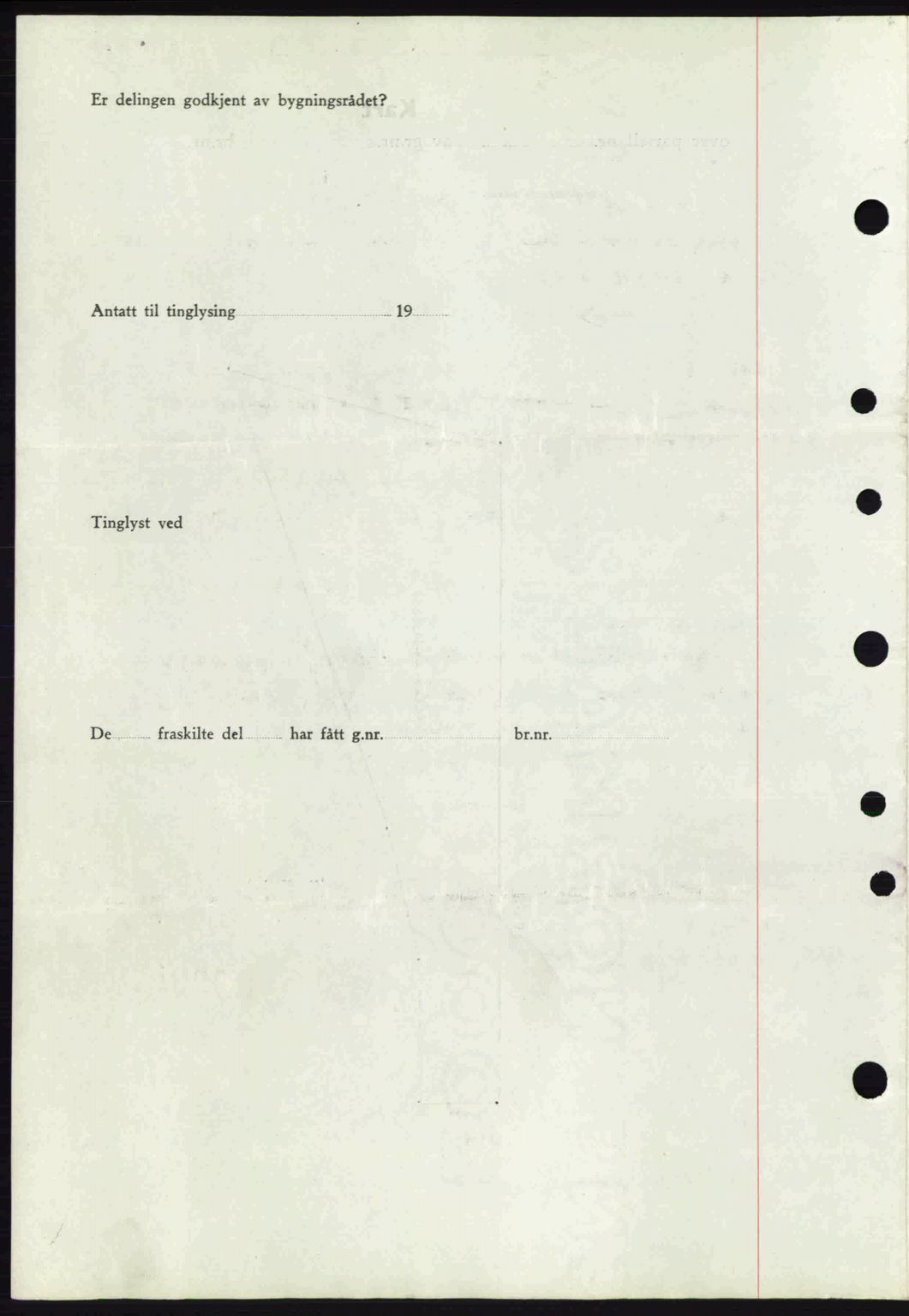 Eiker, Modum og Sigdal sorenskriveri, SAKO/A-123/G/Ga/Gab/L0041: Mortgage book no. A11, 1939-1940, Diary no: : 2989/1939