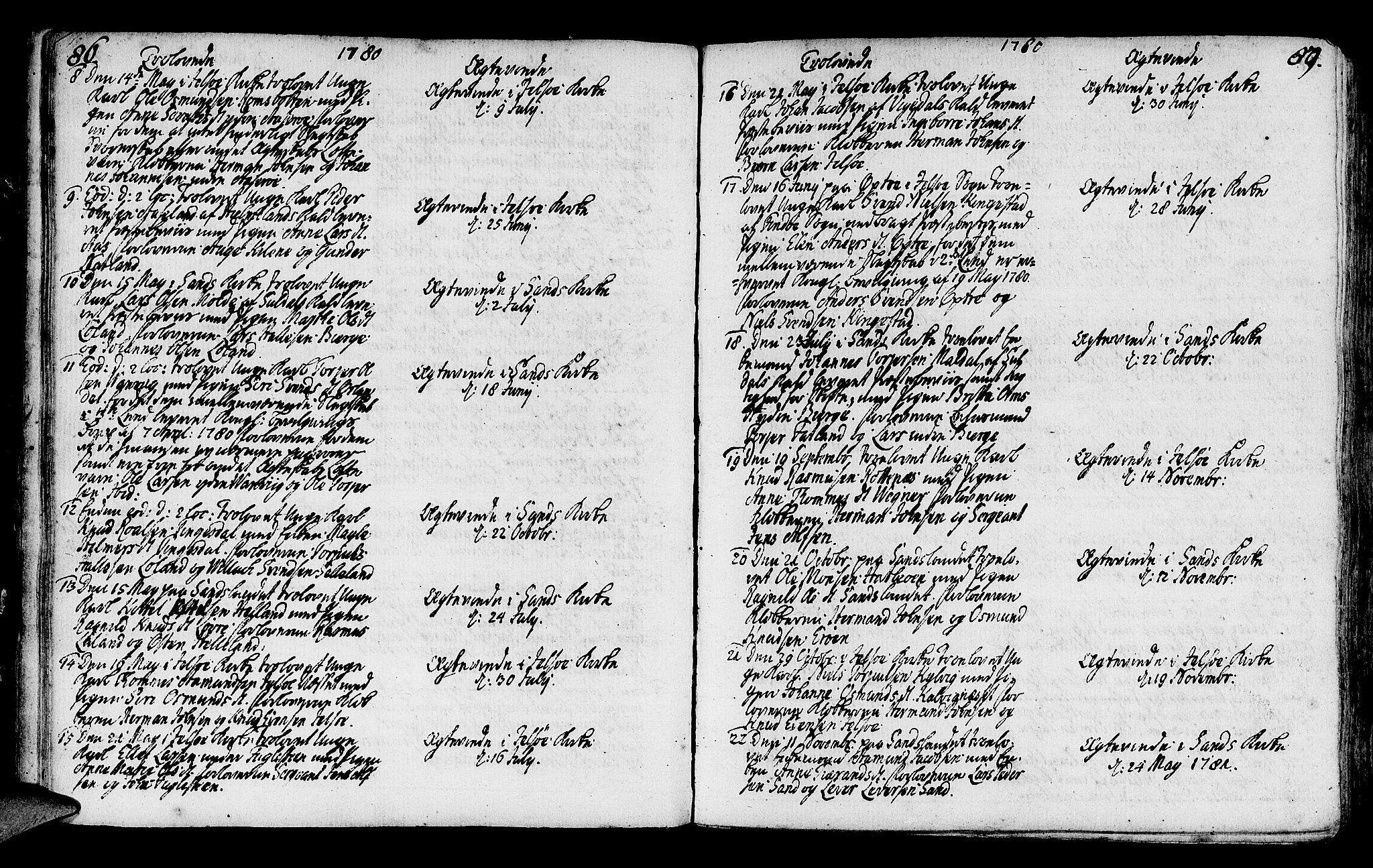Jelsa sokneprestkontor, SAST/A-101842/01/IV: Parish register (official) no. A 3, 1768-1796, p. 86-87