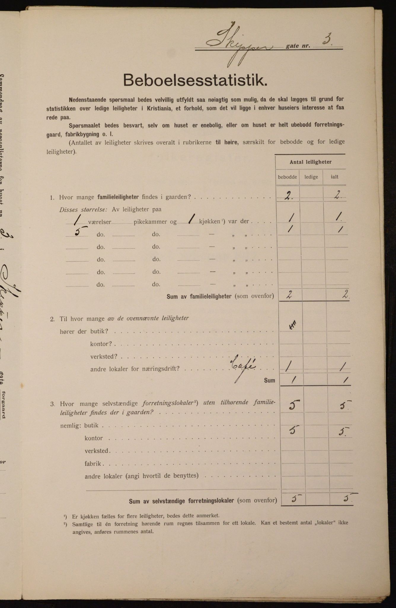 OBA, Municipal Census 1912 for Kristiania, 1912, p. 95724