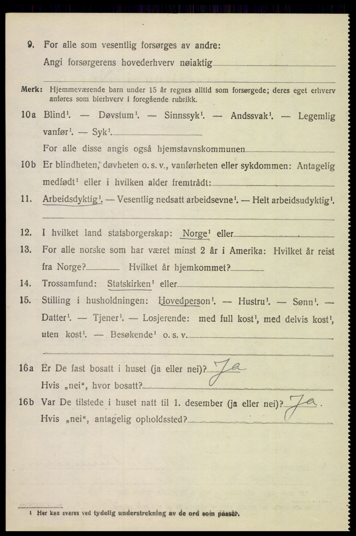 SAH, 1920 census for Nord-Fron, 1920, p. 4025