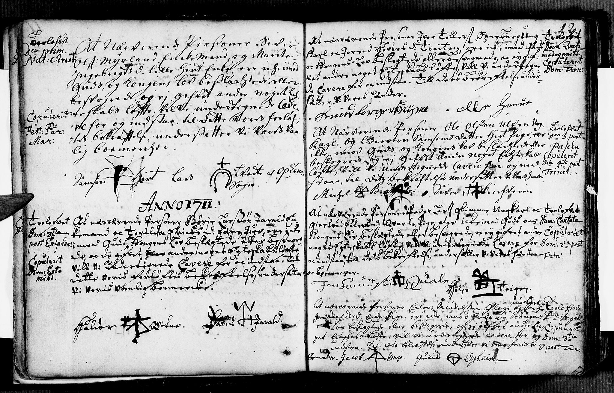 Voss sokneprestembete, SAB/A-79001/H/Haa: Parish register (official) no. A 2, 1709-1730, p. 12