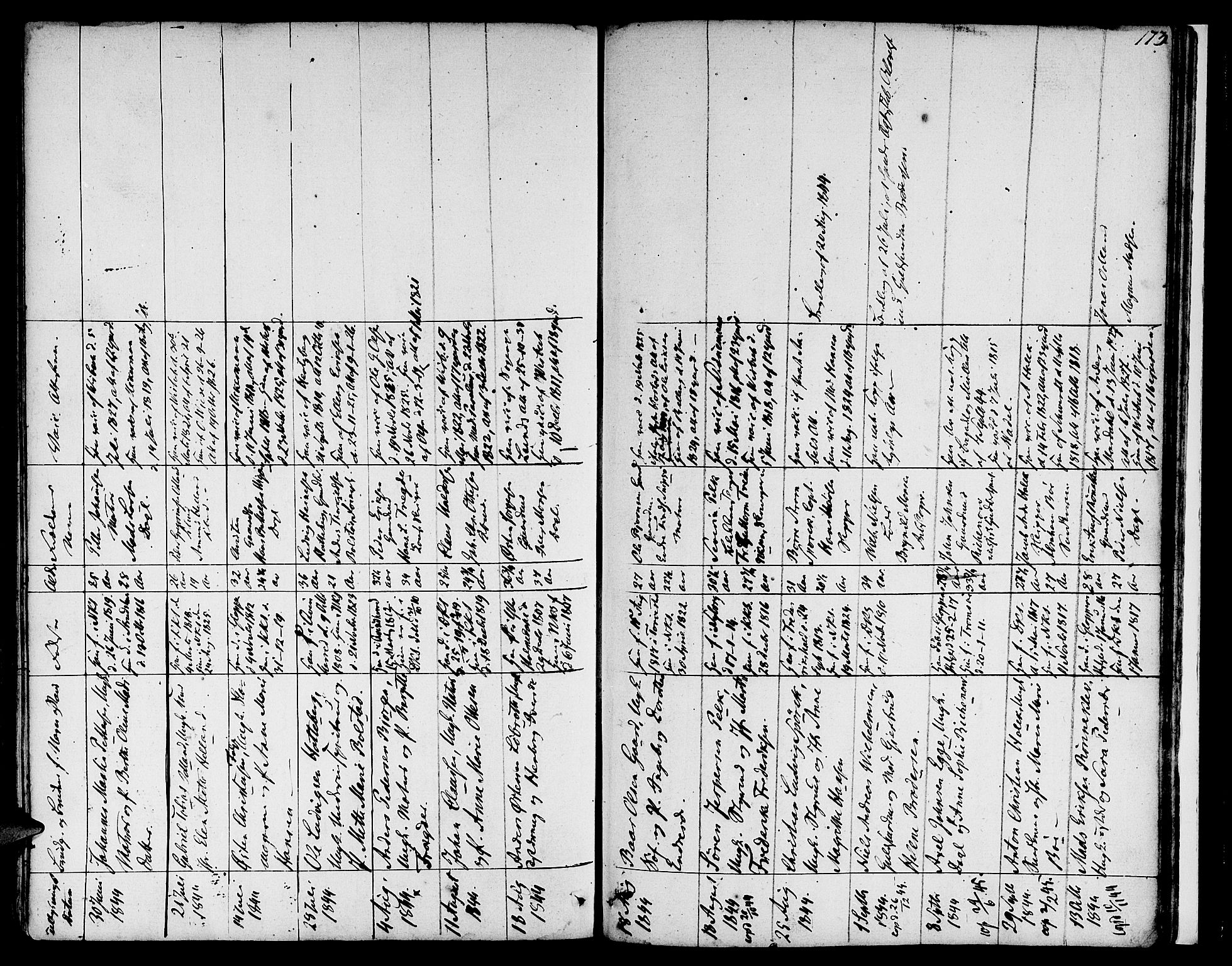 Nykirken Sokneprestembete, SAB/A-77101/H/Hab: Parish register (copy) no. A 2, 1782-1847, p. 173