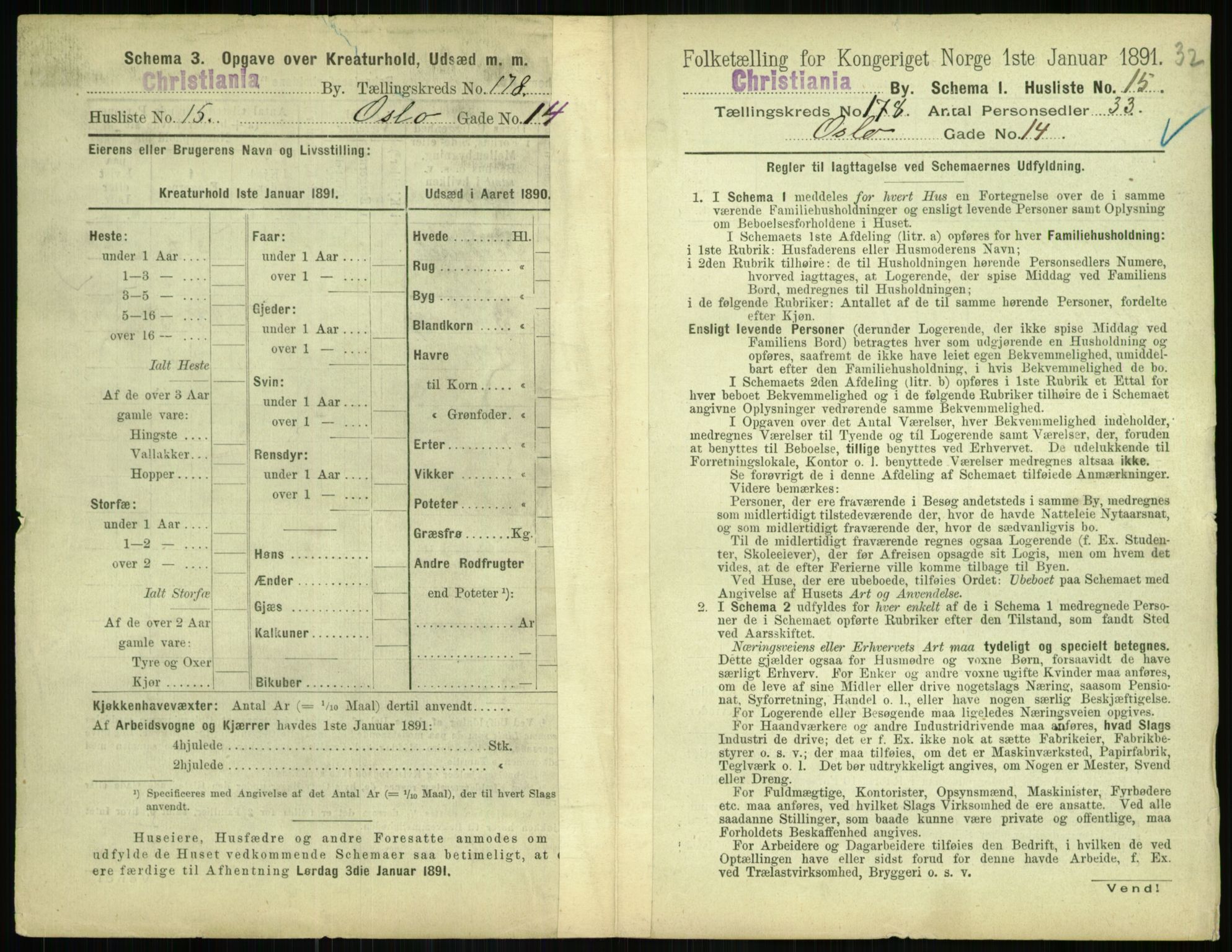 RA, 1891 census for 0301 Kristiania, 1891, p. 107630