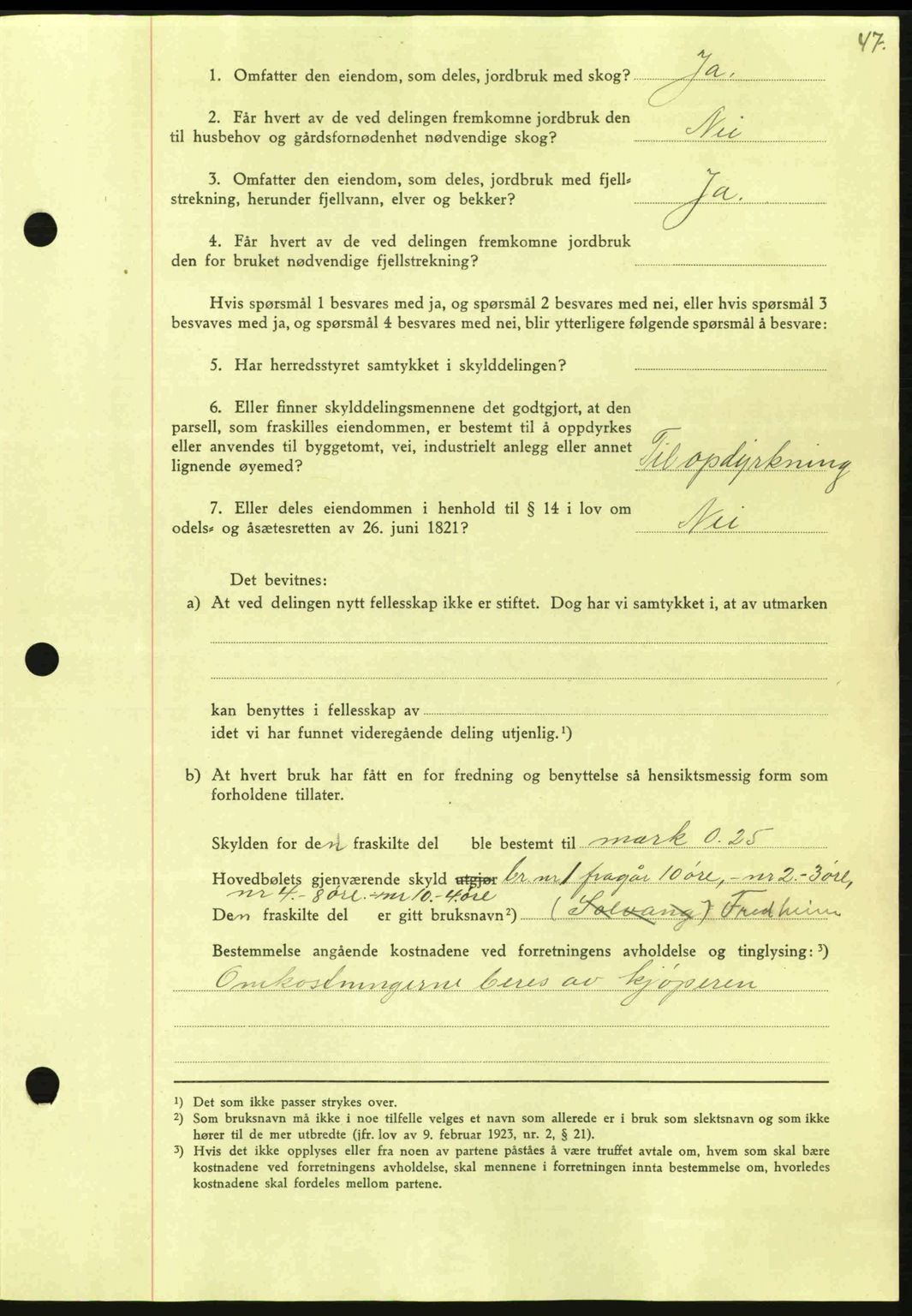 Nordmøre sorenskriveri, AV/SAT-A-4132/1/2/2Ca: Mortgage book no. A96, 1943-1944, Diary no: : 2010/1943