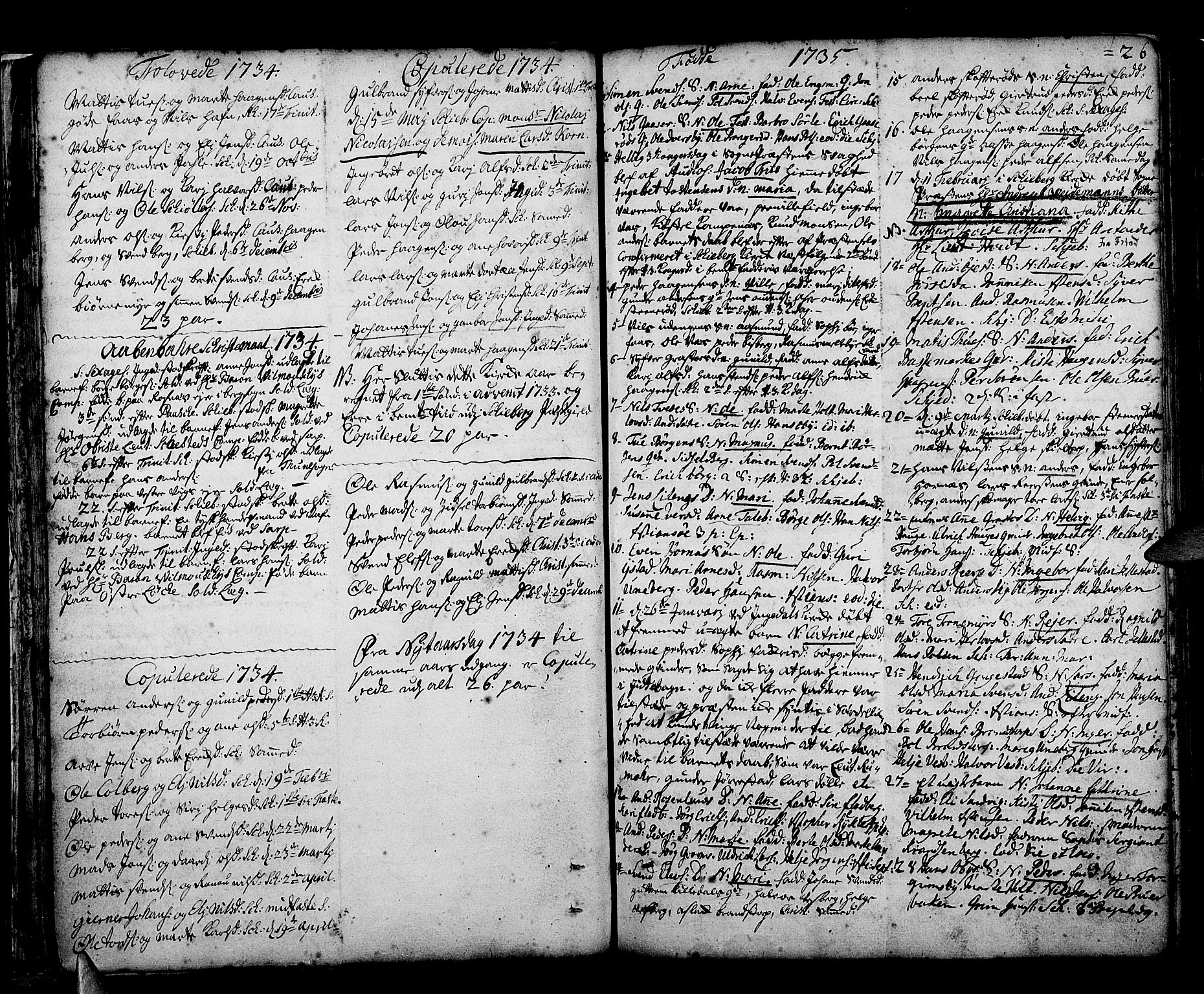 Skjeberg prestekontor Kirkebøker, SAO/A-10923/F/Fa/L0002: Parish register (official) no. I 2, 1726-1791, p. 26