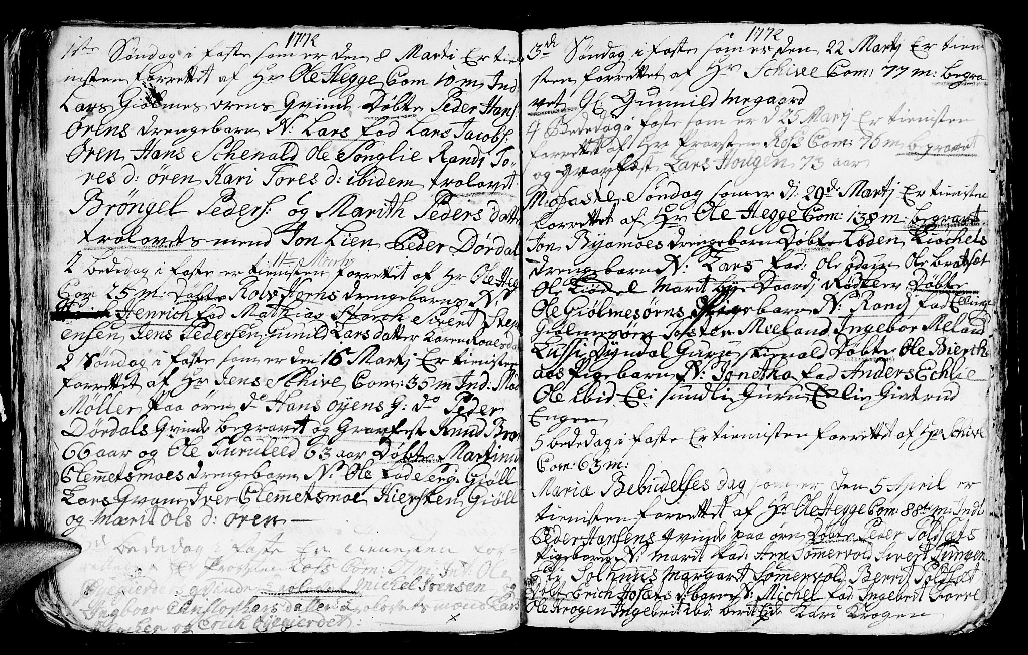 Ministerialprotokoller, klokkerbøker og fødselsregistre - Sør-Trøndelag, AV/SAT-A-1456/668/L0814: Parish register (copy) no. 668C03, 1766-1789