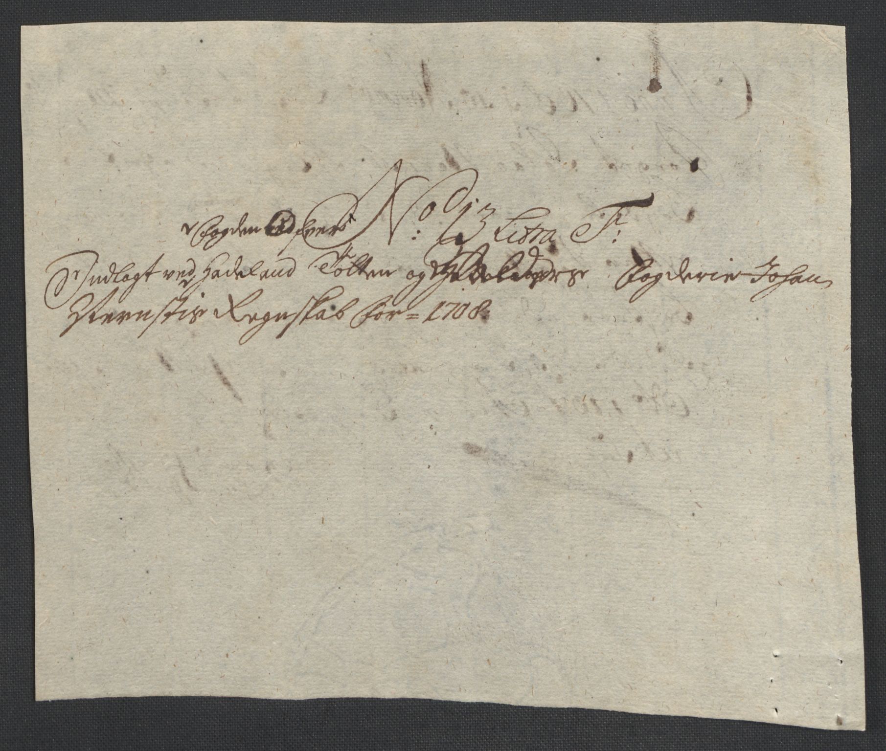 Rentekammeret inntil 1814, Reviderte regnskaper, Fogderegnskap, AV/RA-EA-4092/R18/L1305: Fogderegnskap Hadeland, Toten og Valdres, 1707-1708, p. 456