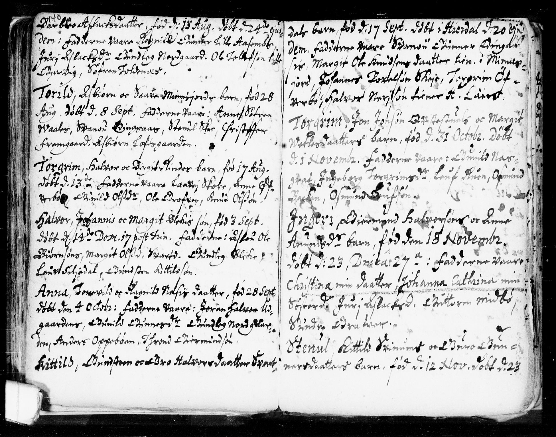 Seljord kirkebøker, SAKO/A-20/F/Fa/L0002: Parish register (official) no. I 2, 1689-1713, p. 140-141