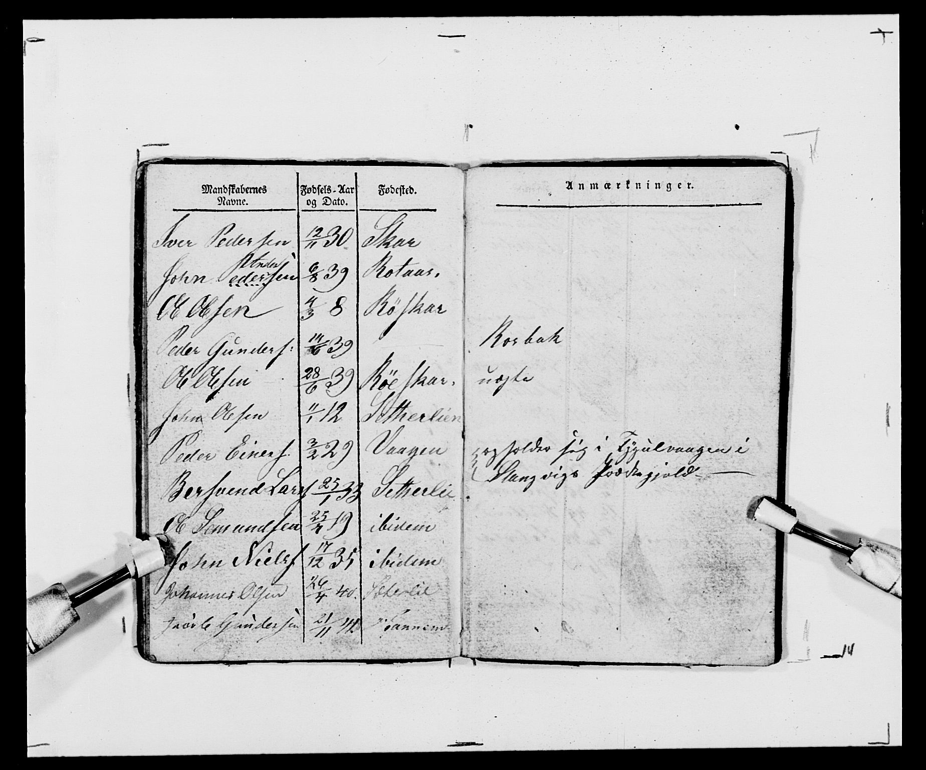 Generalitets- og kommissariatskollegiet, Det kongelige norske kommissariatskollegium, AV/RA-EA-5420/E/Eh/L0120: Tingvollske kompani, 1850-1870, p. 96