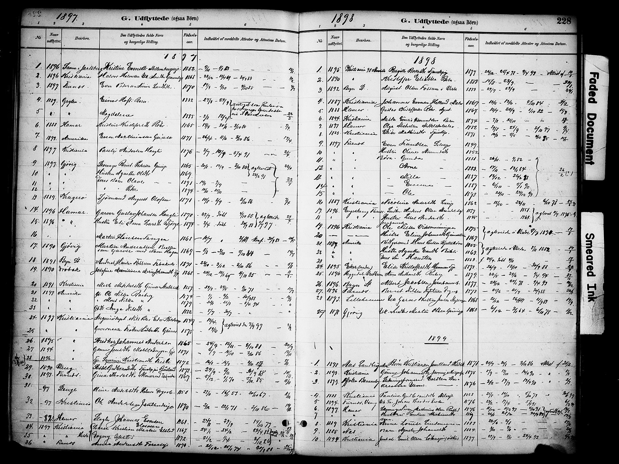 Ringsaker prestekontor, SAH/PREST-014/K/Ka/L0016: Parish register (official) no. 16, 1891-1904, p. 228