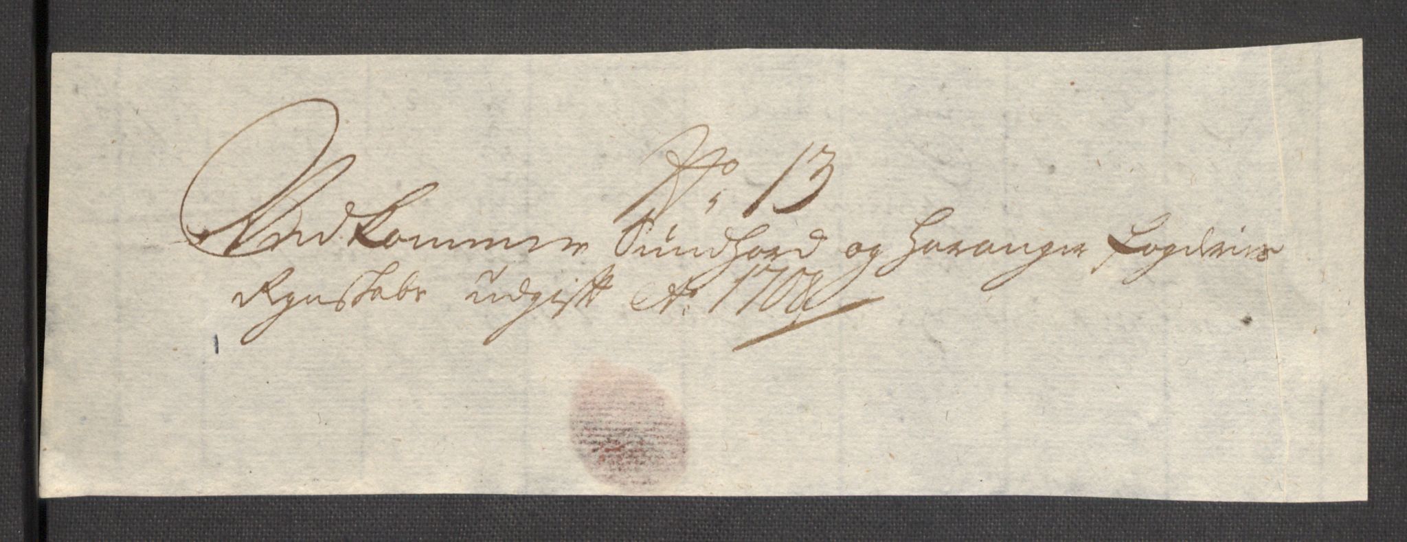 Rentekammeret inntil 1814, Reviderte regnskaper, Fogderegnskap, AV/RA-EA-4092/R48/L2985: Fogderegnskap Sunnhordland og Hardanger, 1708, p. 272