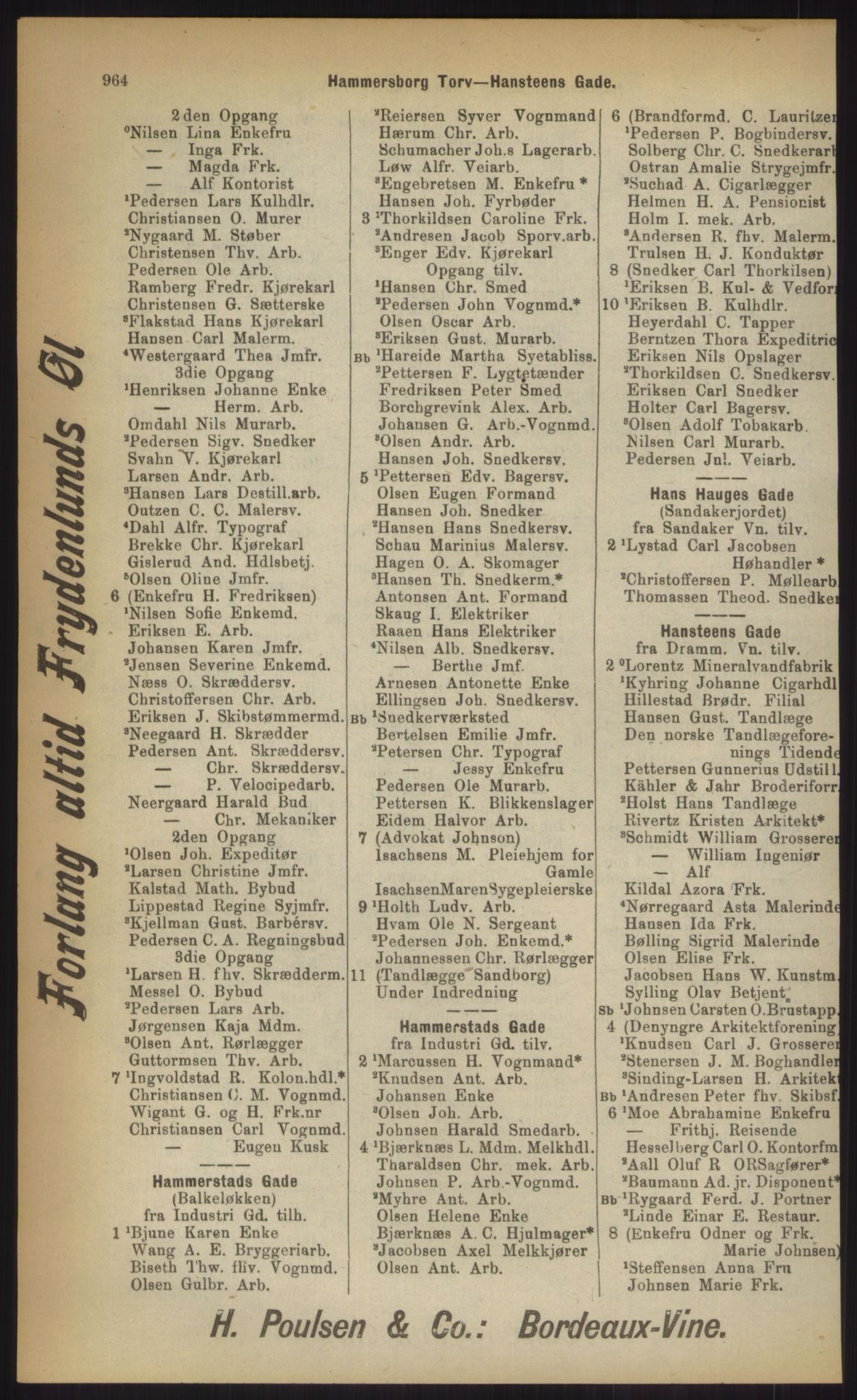 Kristiania/Oslo adressebok, PUBL/-, 1903, p. 964