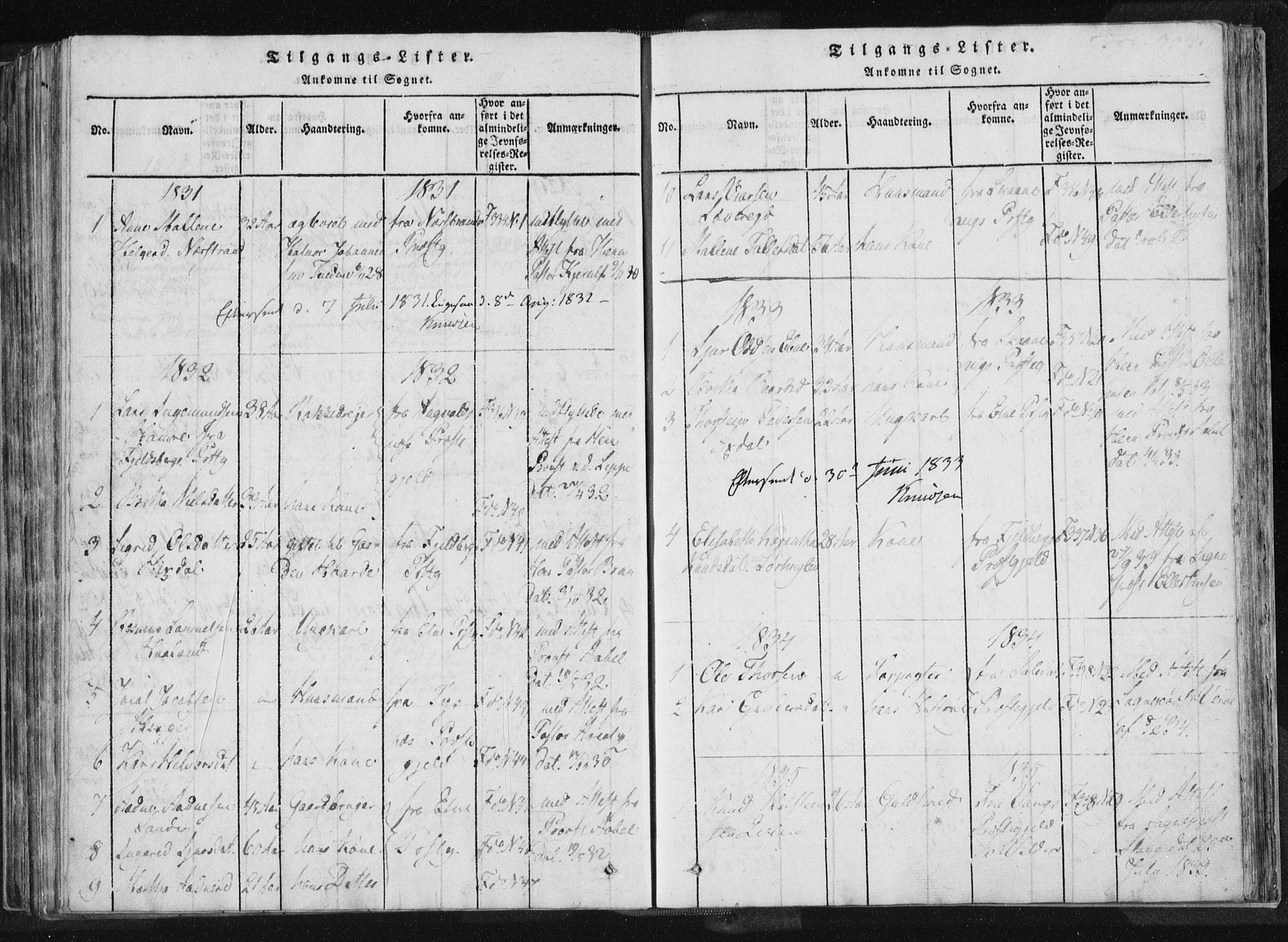Vikedal sokneprestkontor, SAST/A-101840/01/IV: Parish register (official) no. A 4, 1816-1850, p. 304