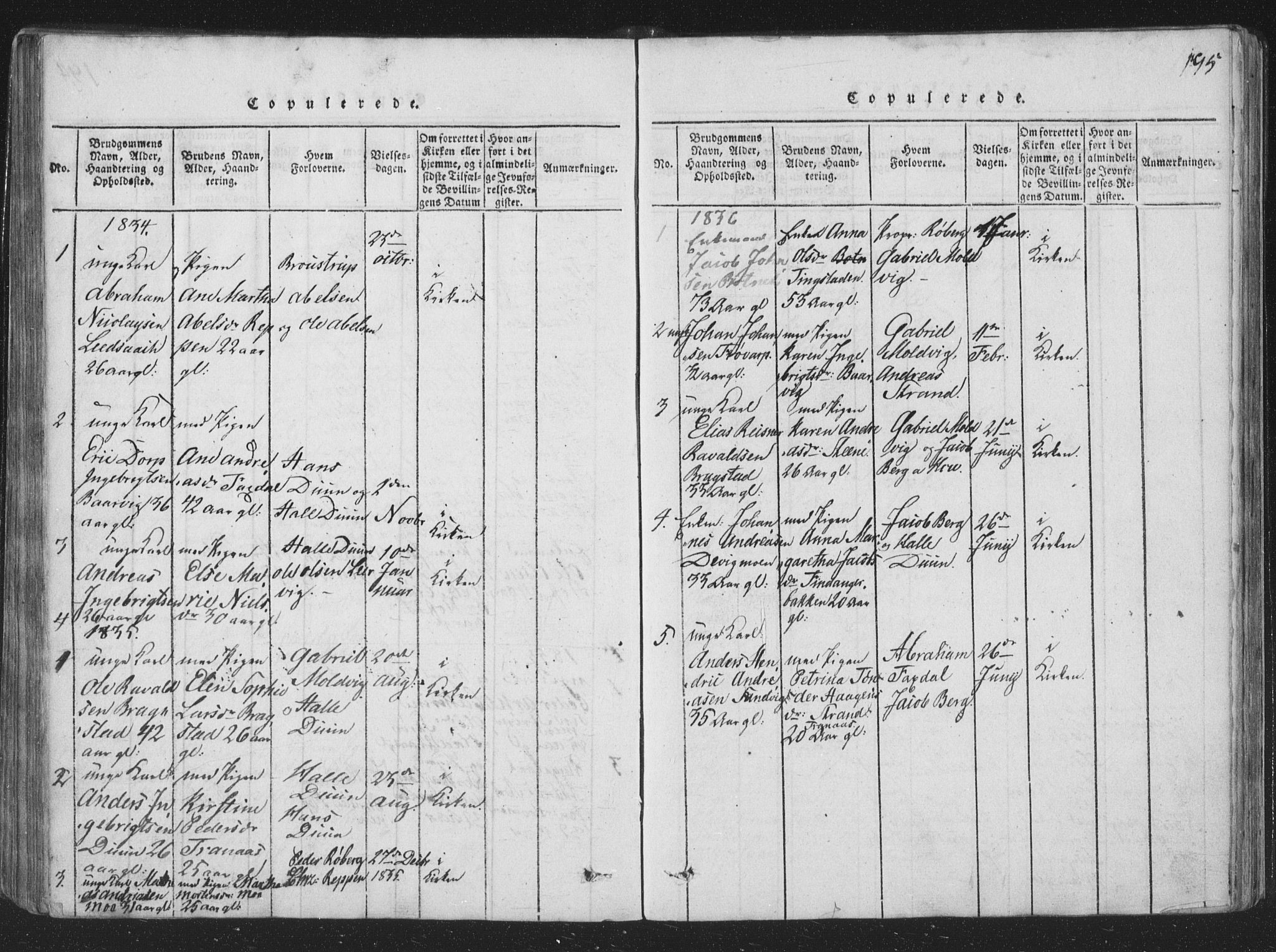 Ministerialprotokoller, klokkerbøker og fødselsregistre - Nord-Trøndelag, SAT/A-1458/773/L0613: Parish register (official) no. 773A04, 1815-1845, p. 195