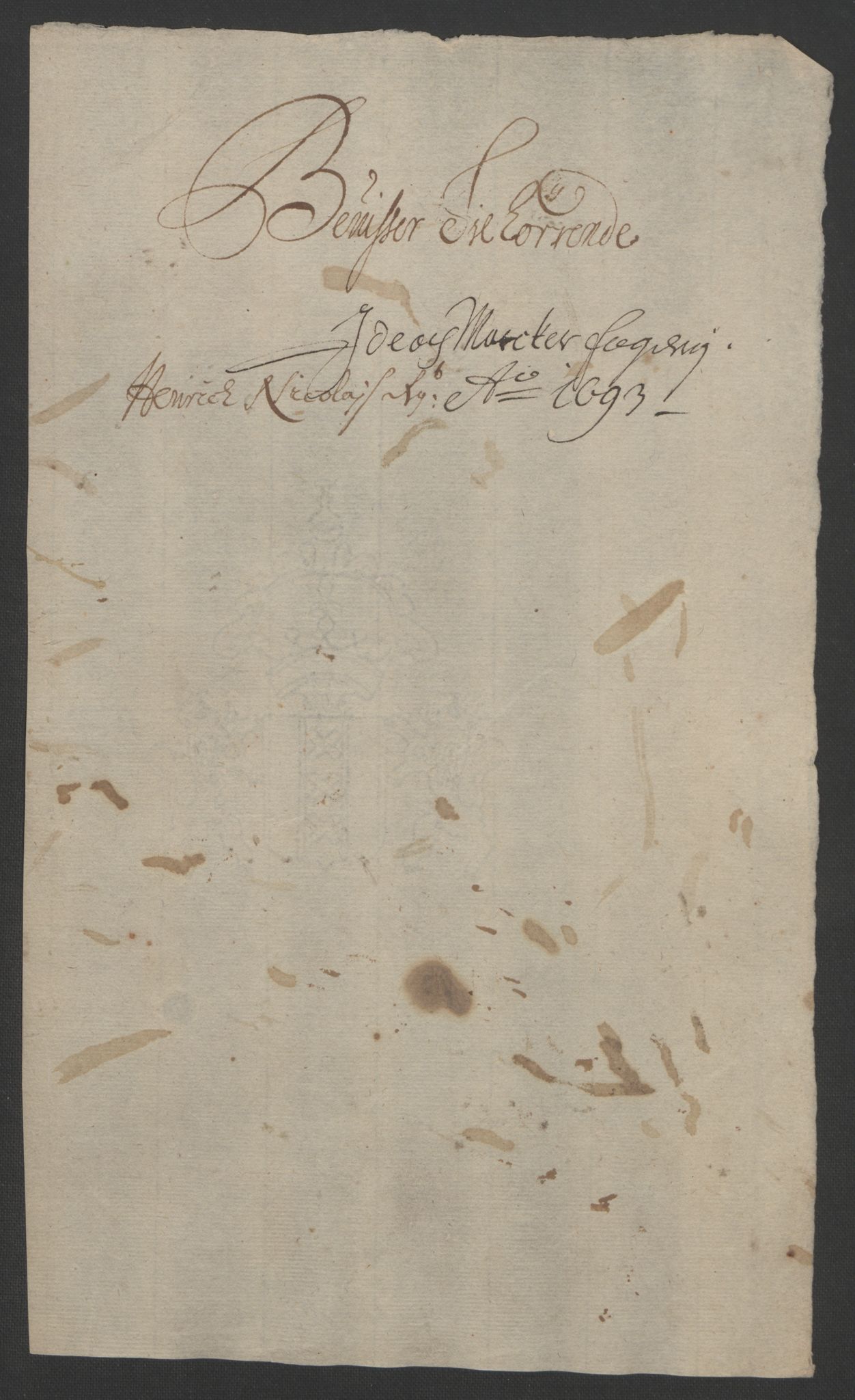 Rentekammeret inntil 1814, Reviderte regnskaper, Fogderegnskap, RA/EA-4092/R01/L0011: Fogderegnskap Idd og Marker, 1692-1693, p. 210
