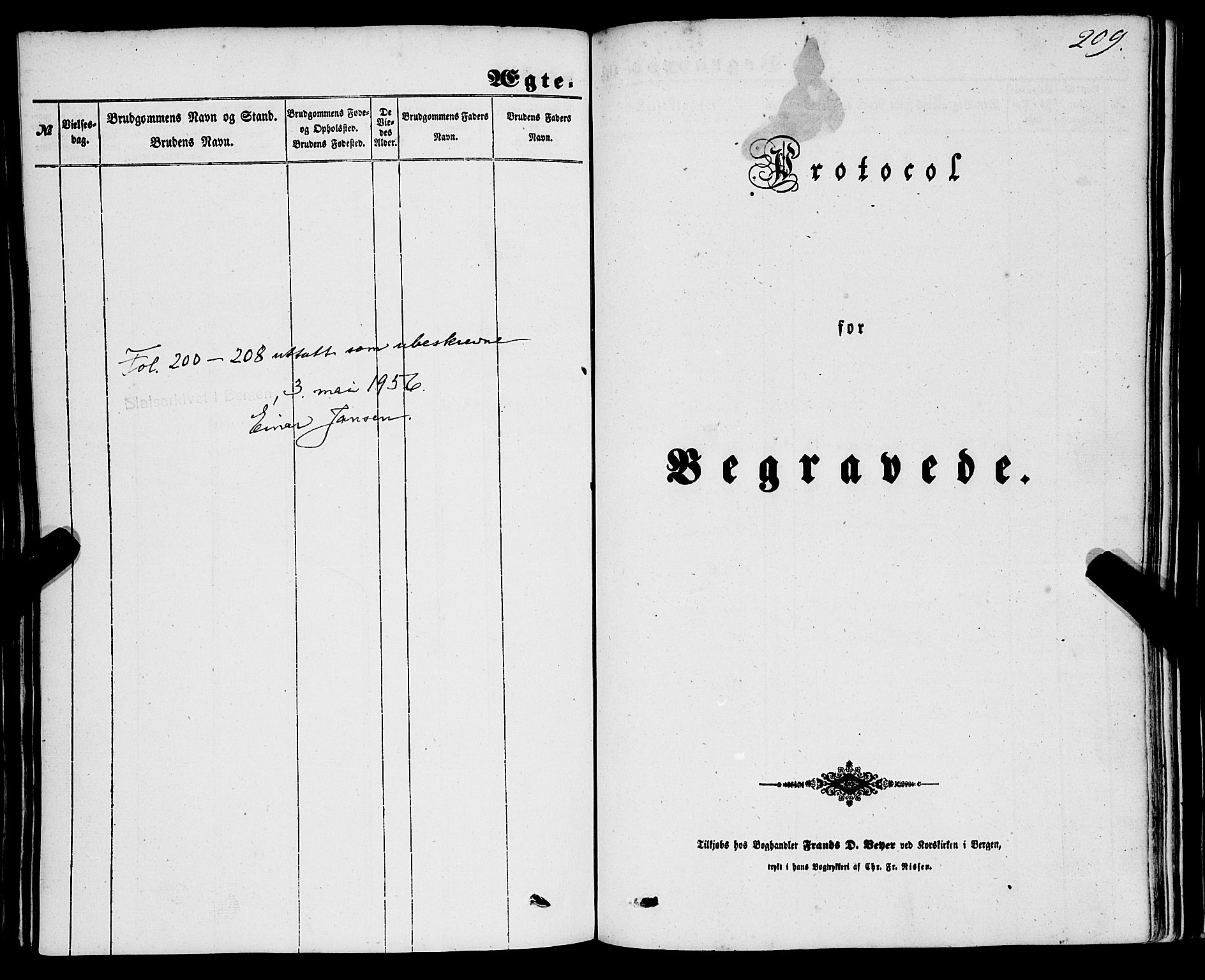 Davik sokneprestembete, SAB/A-79701/H/Haa/Haaa/L0005: Parish register (official) no. A 5, 1850-1866, p. 209