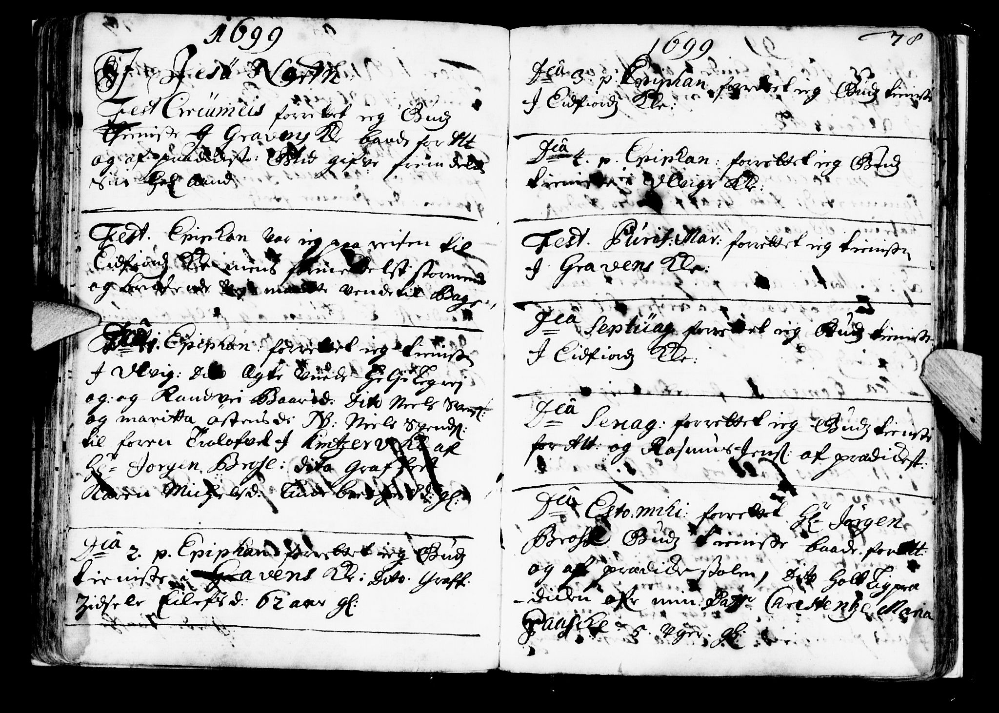 Ulvik sokneprestembete, SAB/A-78801/H/Haa: Parish register (official) no. A 2, 1689-1706, p. 78