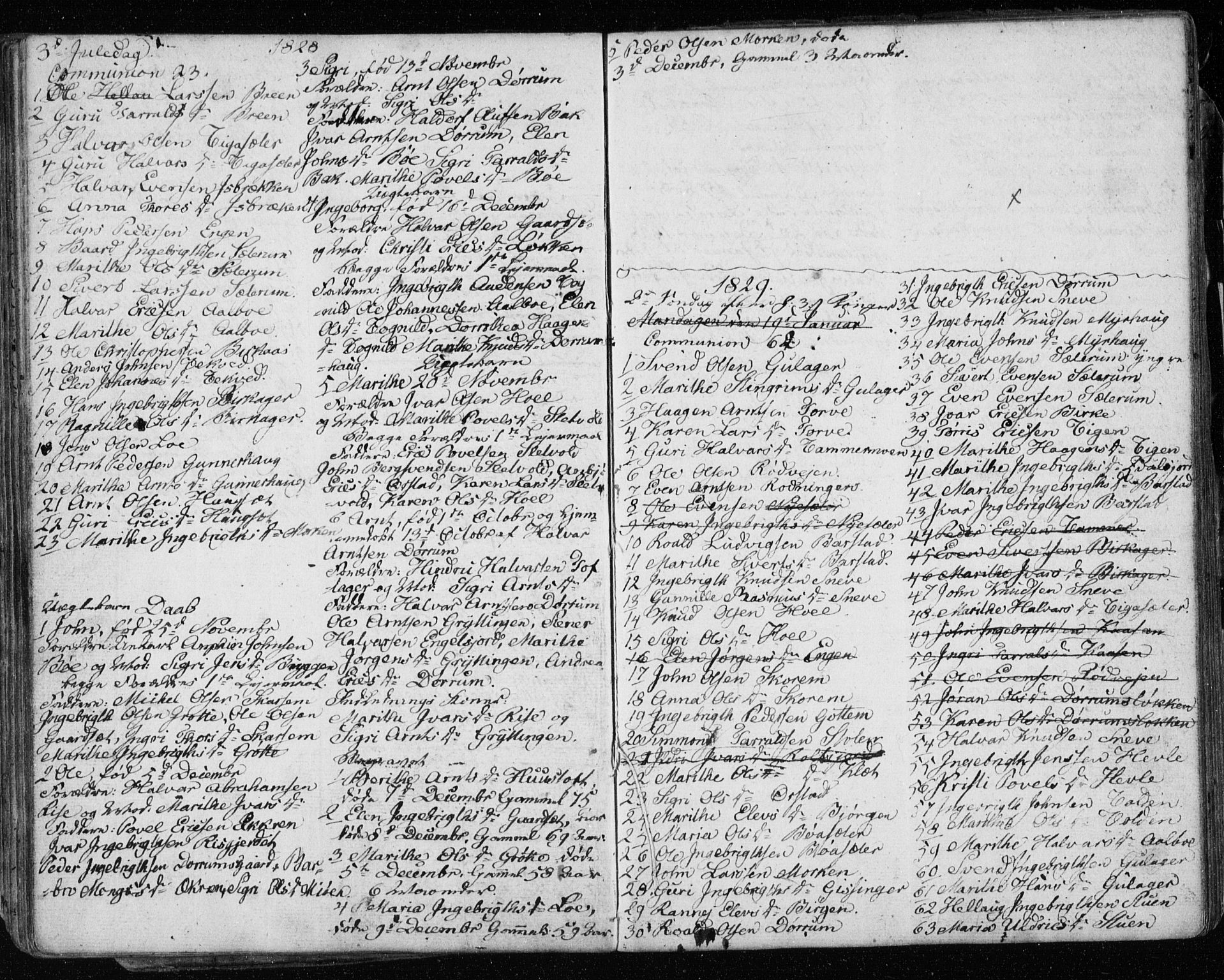 Ministerialprotokoller, klokkerbøker og fødselsregistre - Sør-Trøndelag, SAT/A-1456/678/L0913: Parish register (copy) no. 678C02, 1825-1833