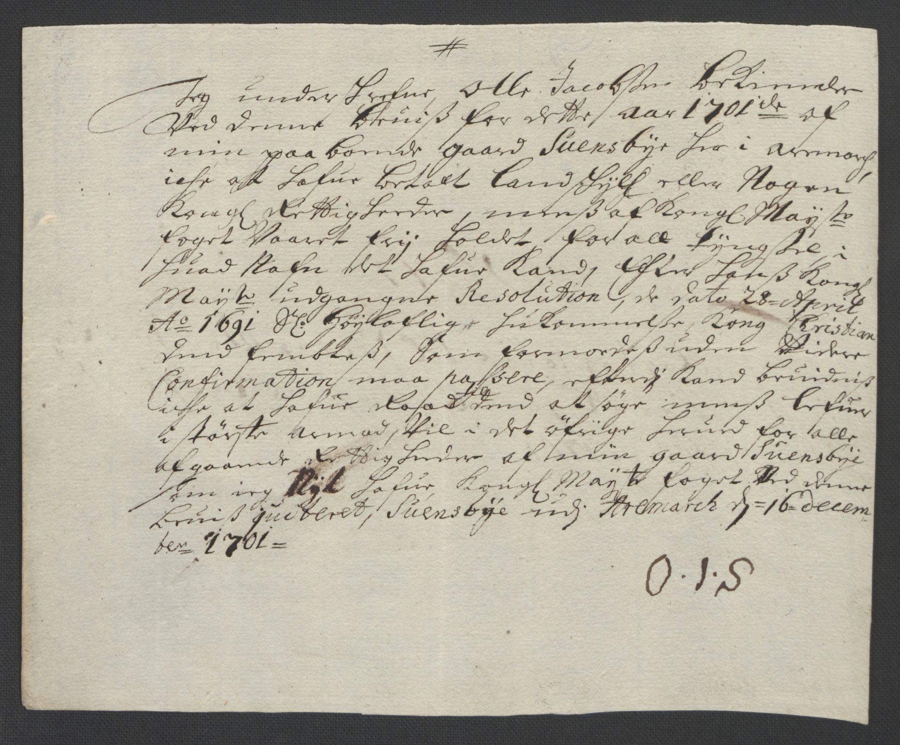 Rentekammeret inntil 1814, Reviderte regnskaper, Fogderegnskap, AV/RA-EA-4092/R01/L0015: Fogderegnskap Idd og Marker, 1700-1701, p. 414