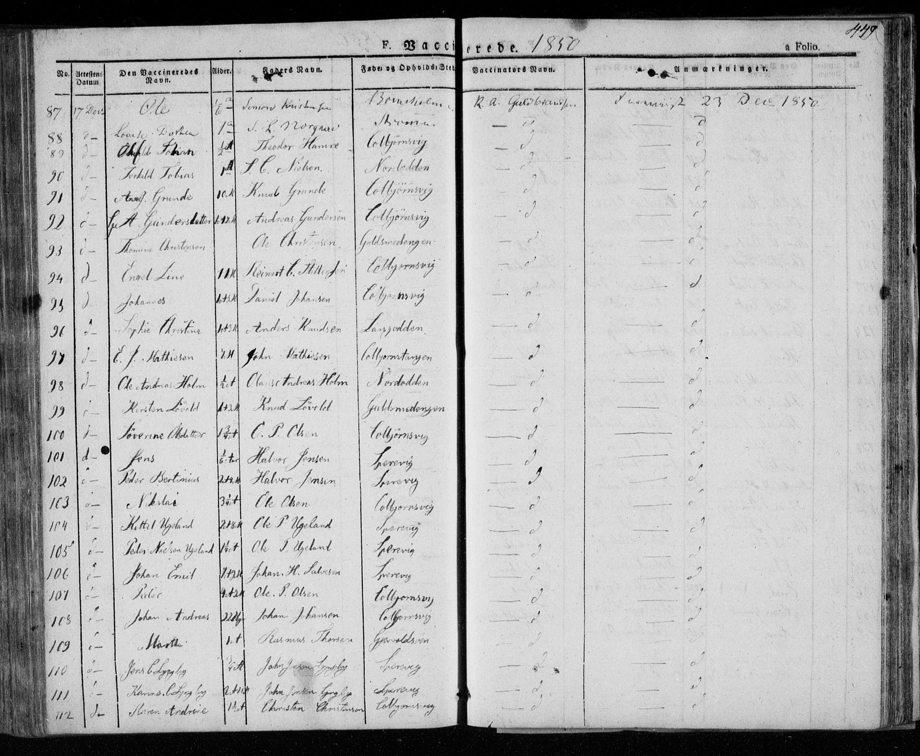 Øyestad sokneprestkontor, AV/SAK-1111-0049/F/Fa/L0013: Parish register (official) no. A 13, 1827-1842, p. 449