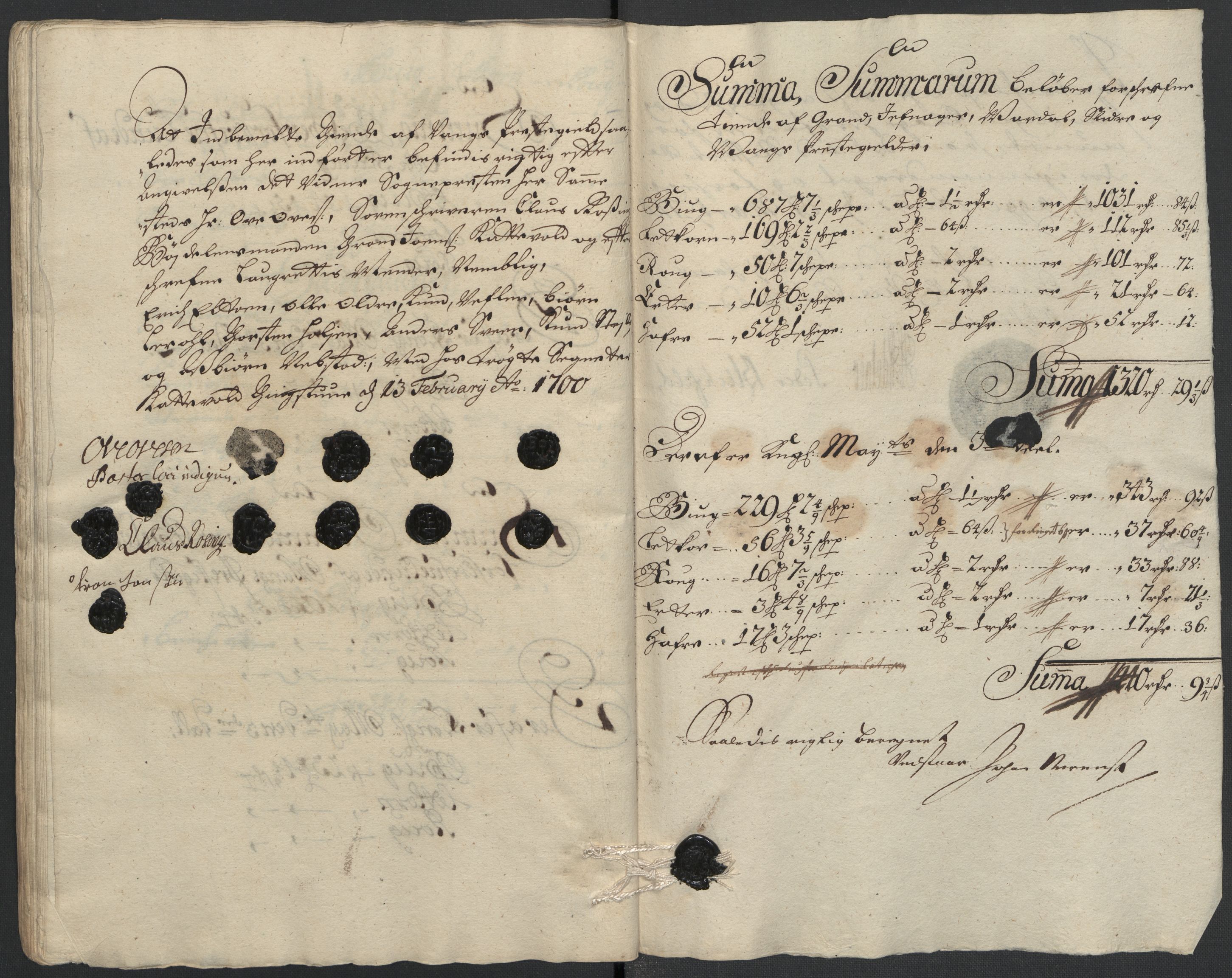 Rentekammeret inntil 1814, Reviderte regnskaper, Fogderegnskap, AV/RA-EA-4092/R18/L1297: Fogderegnskap Hadeland, Toten og Valdres, 1699, p. 304