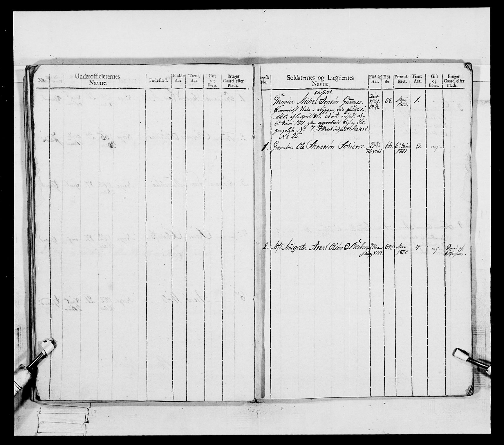 Generalitets- og kommissariatskollegiet, Det kongelige norske kommissariatskollegium, RA/EA-5420/E/Eh/L0082: 2. Trondheimske nasjonale infanteriregiment, 1804, p. 102