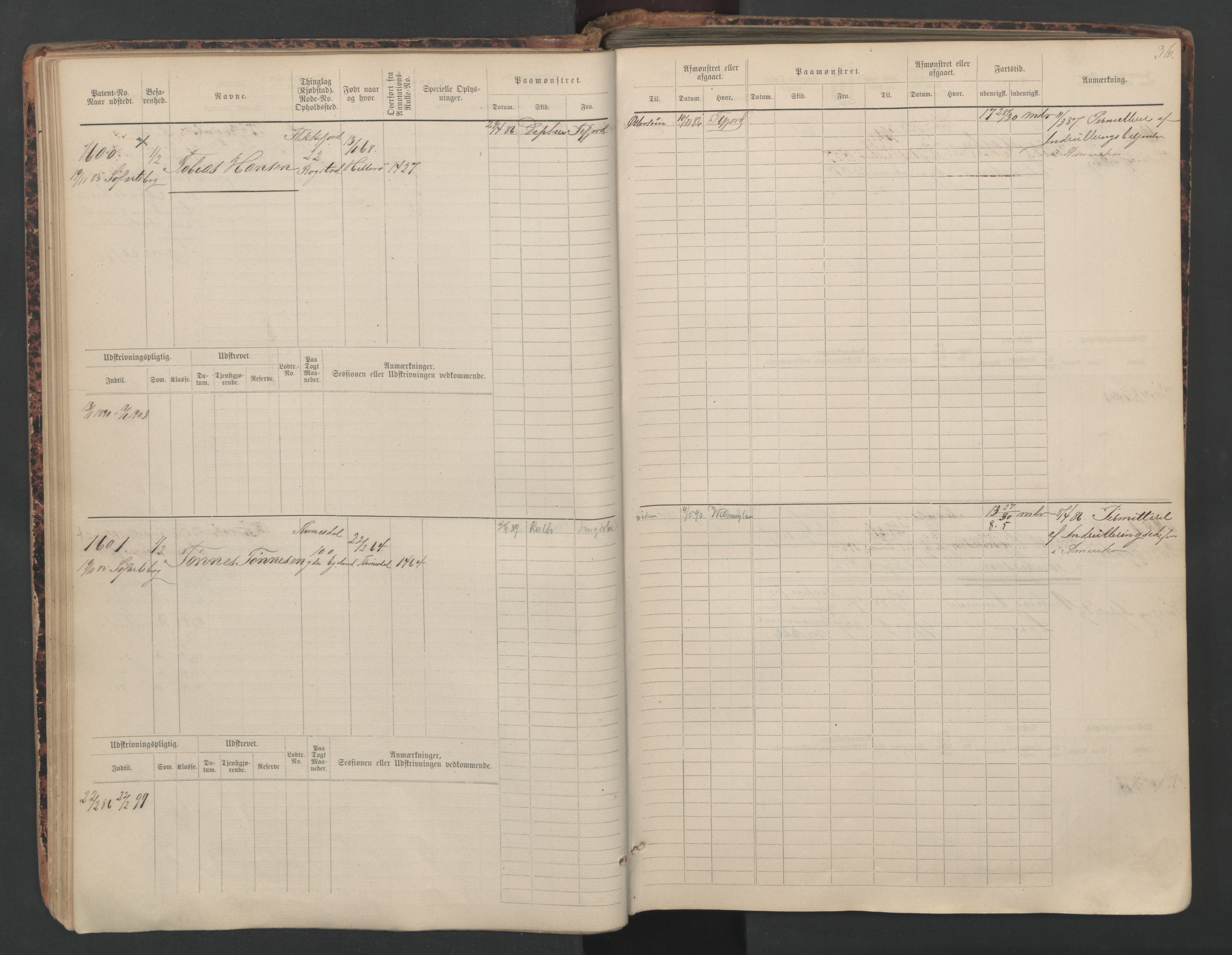 Flekkefjord mønstringskrets, AV/SAK-2031-0018/F/Fb/L0010: Hovedrulle nr 1534-2329, Æ-7, 1884-1948, p. 37