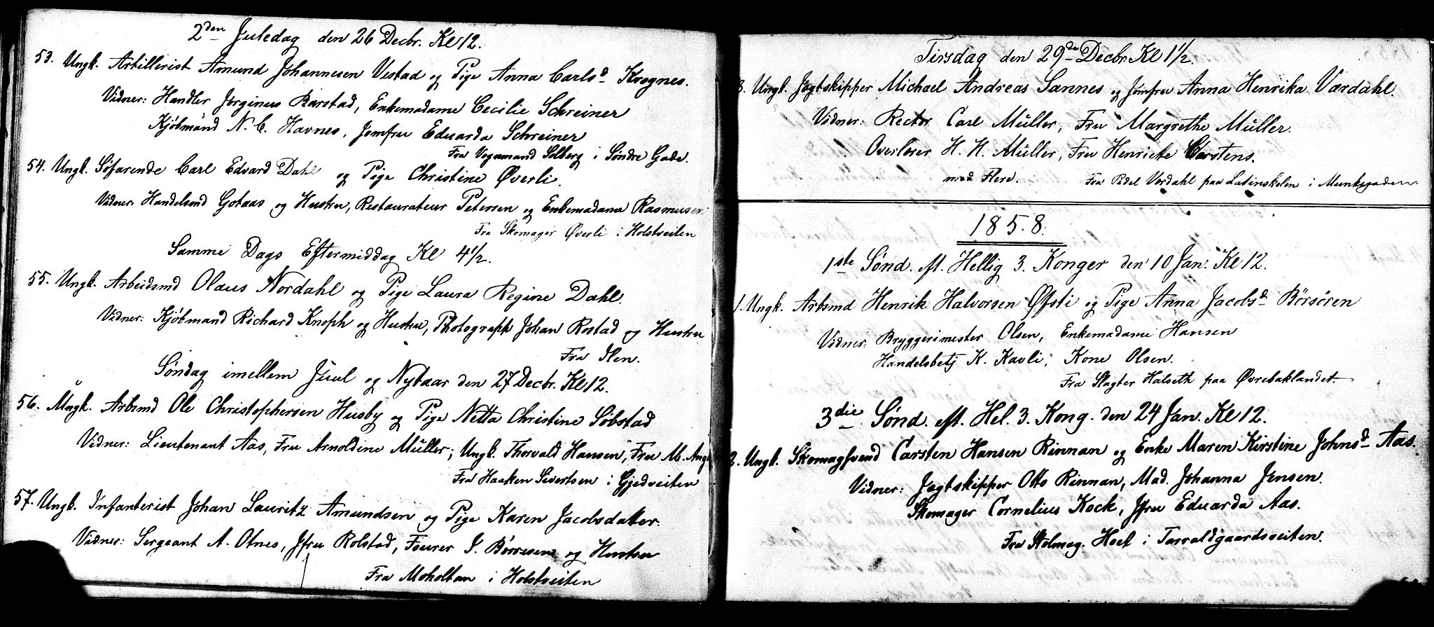 Ministerialprotokoller, klokkerbøker og fødselsregistre - Sør-Trøndelag, AV/SAT-A-1456/601/L0089: Parish register (copy) no. 601C07, 1854-1877