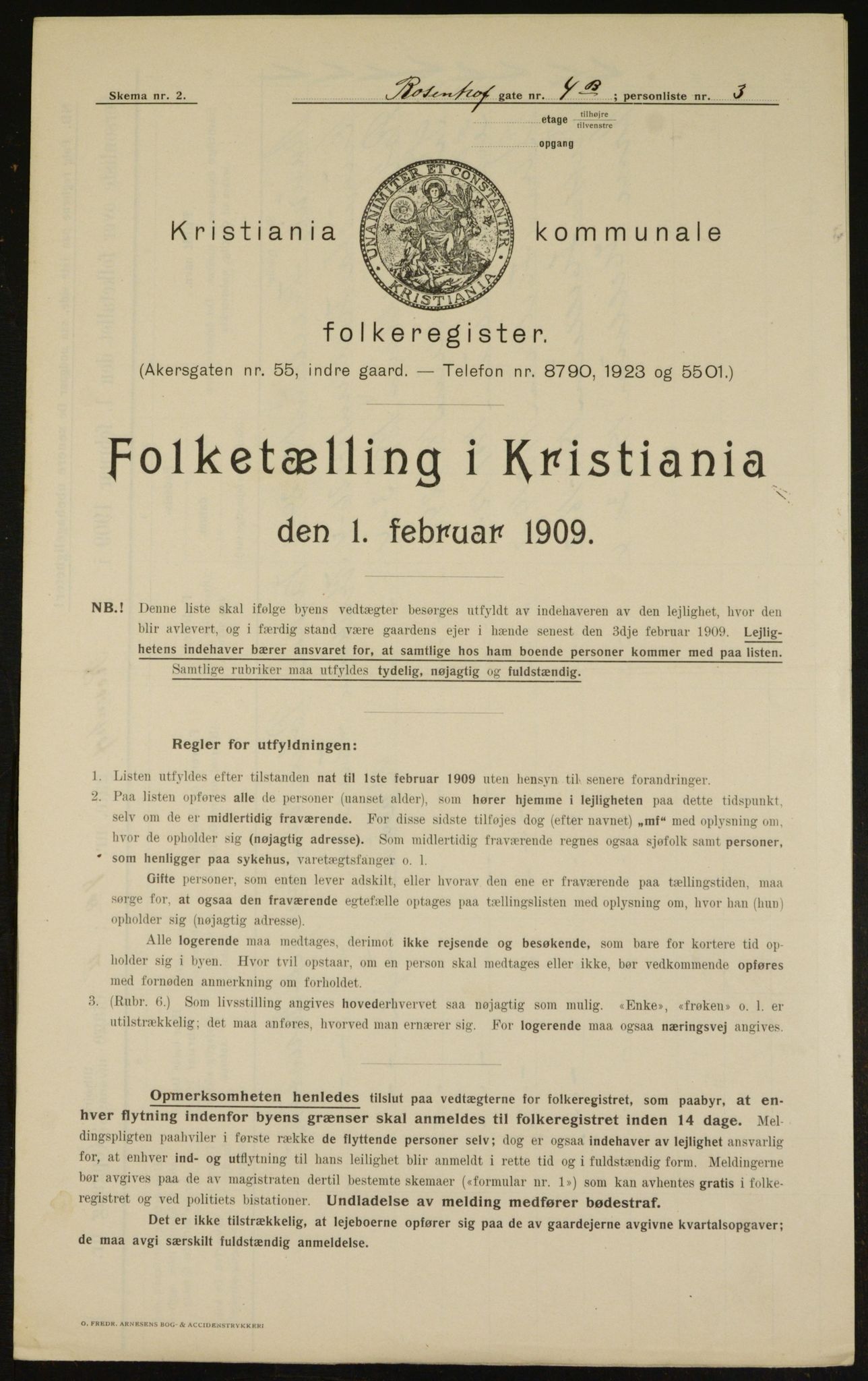 OBA, Municipal Census 1909 for Kristiania, 1909, p. 75893