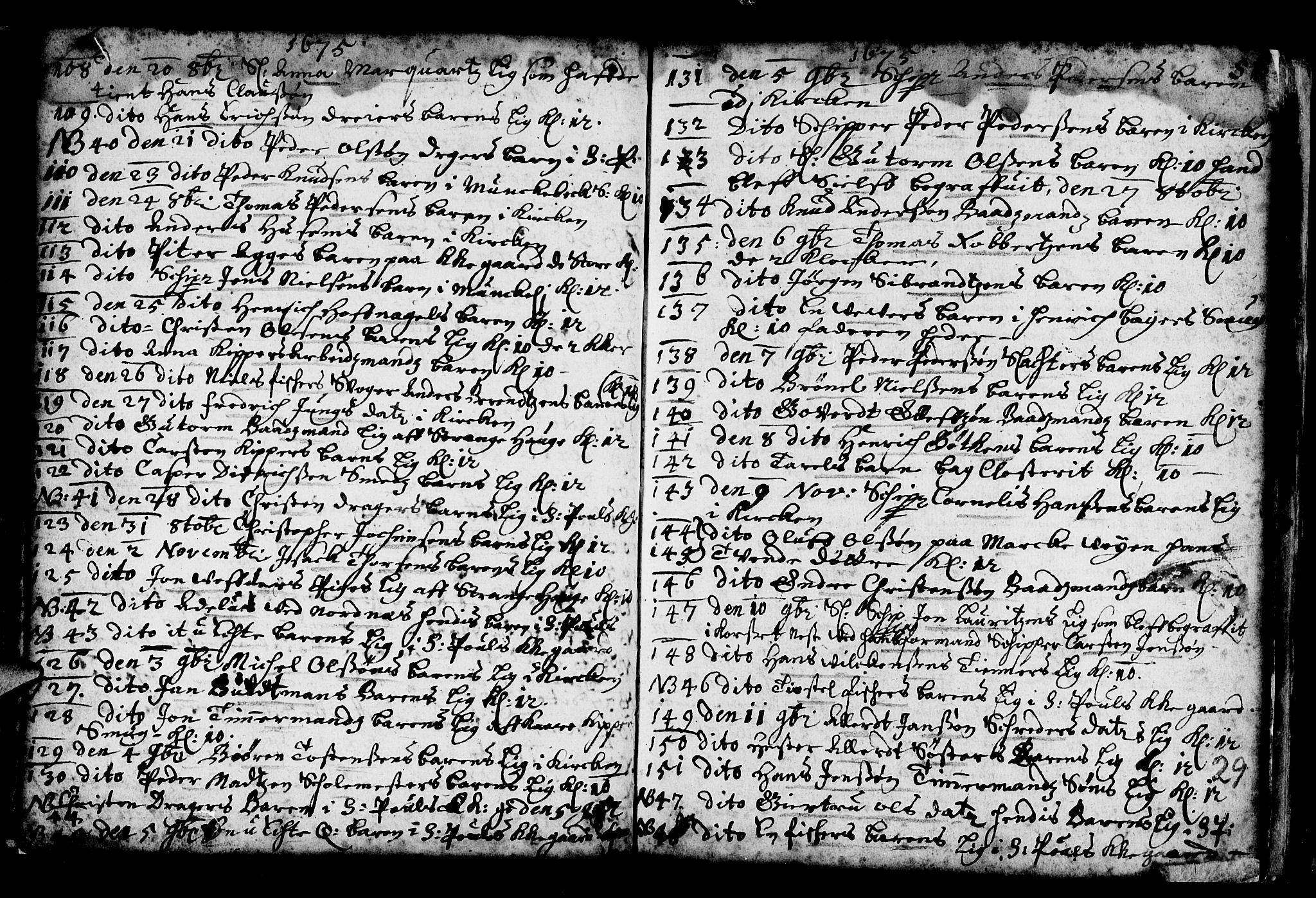 Nykirken Sokneprestembete, AV/SAB-A-77101/H/Haa/L0001: Parish register (official) no. A 1, 1668-1820, p. 29