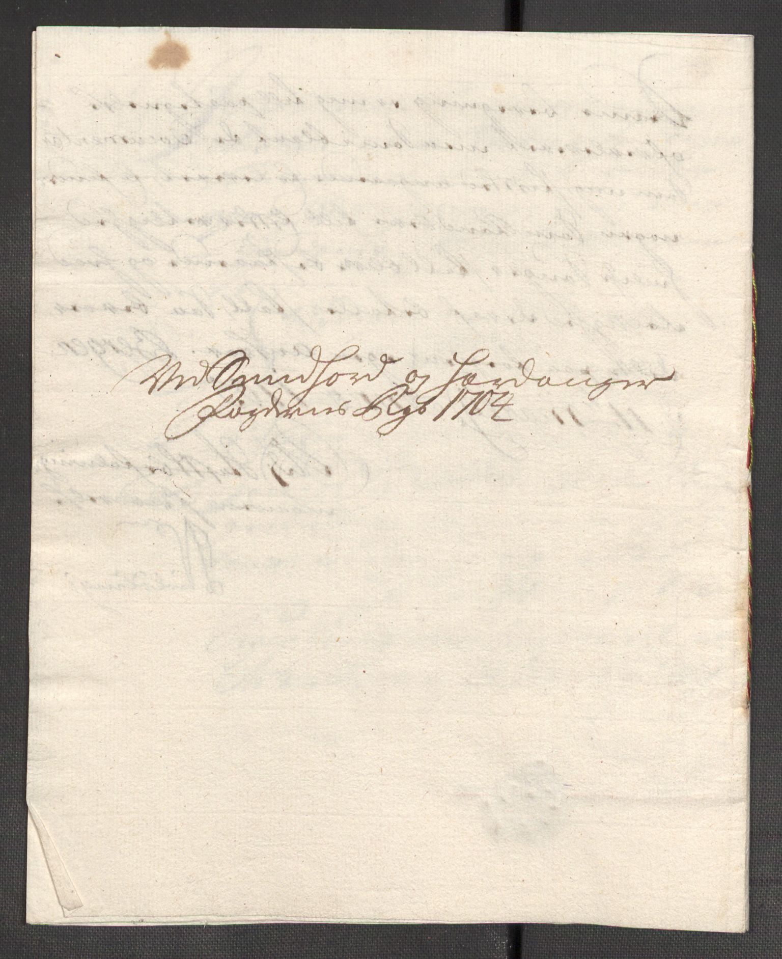 Rentekammeret inntil 1814, Reviderte regnskaper, Fogderegnskap, RA/EA-4092/R48/L2982: Fogderegnskap Sunnhordland og Hardanger, 1704, p. 119