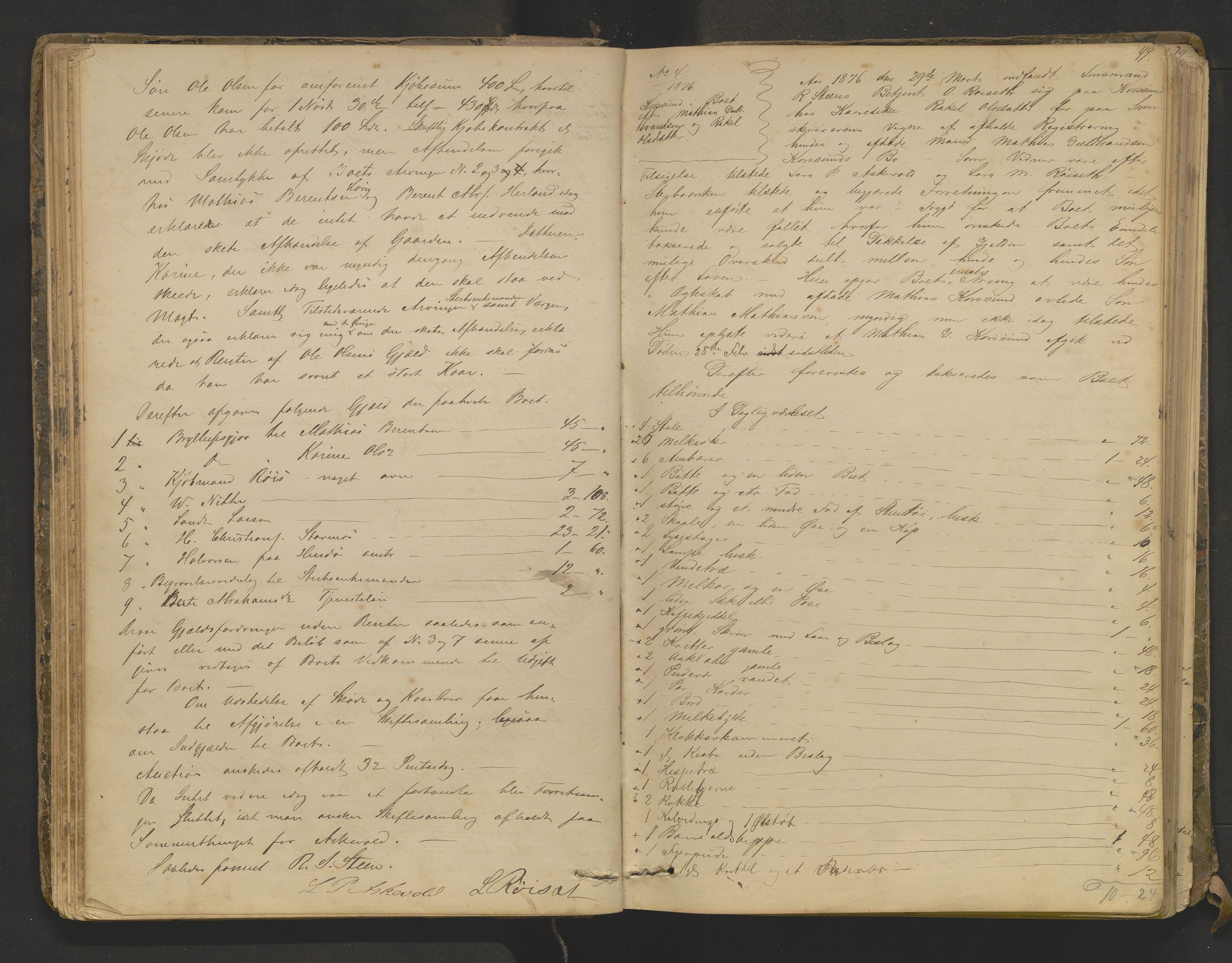 Lensmannen i Askvoll, AV/SAB-A-26301/0006/L0003: Registreringsprotokoll, 1869-1904, p. 48b-49a
